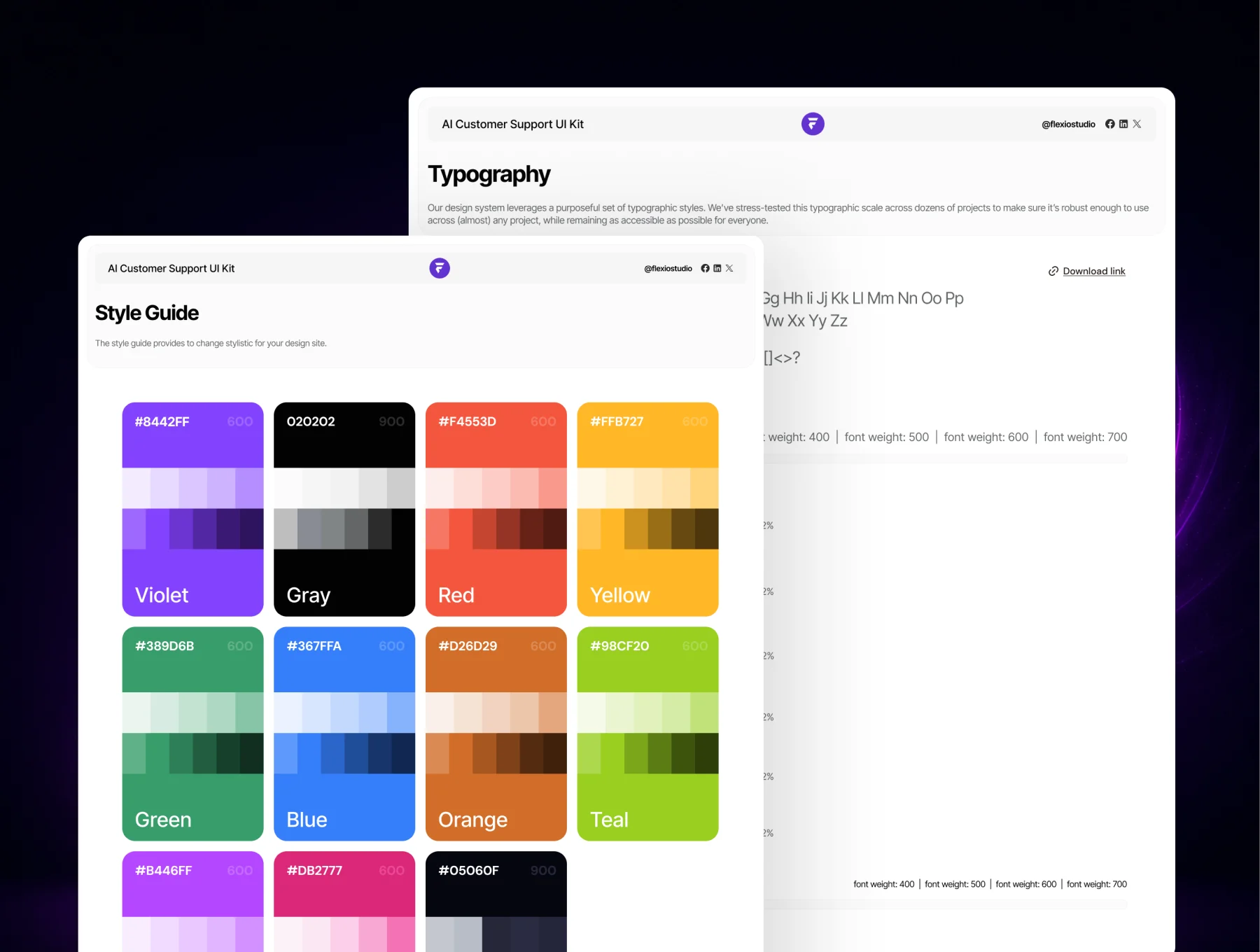 AI Customer Support UI Kit 2