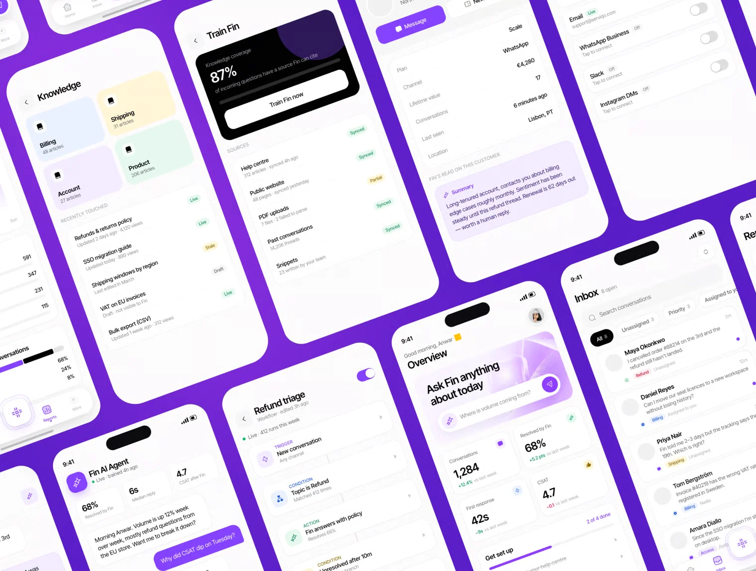 AI Customer Support Website, Web App & Mobile App 5