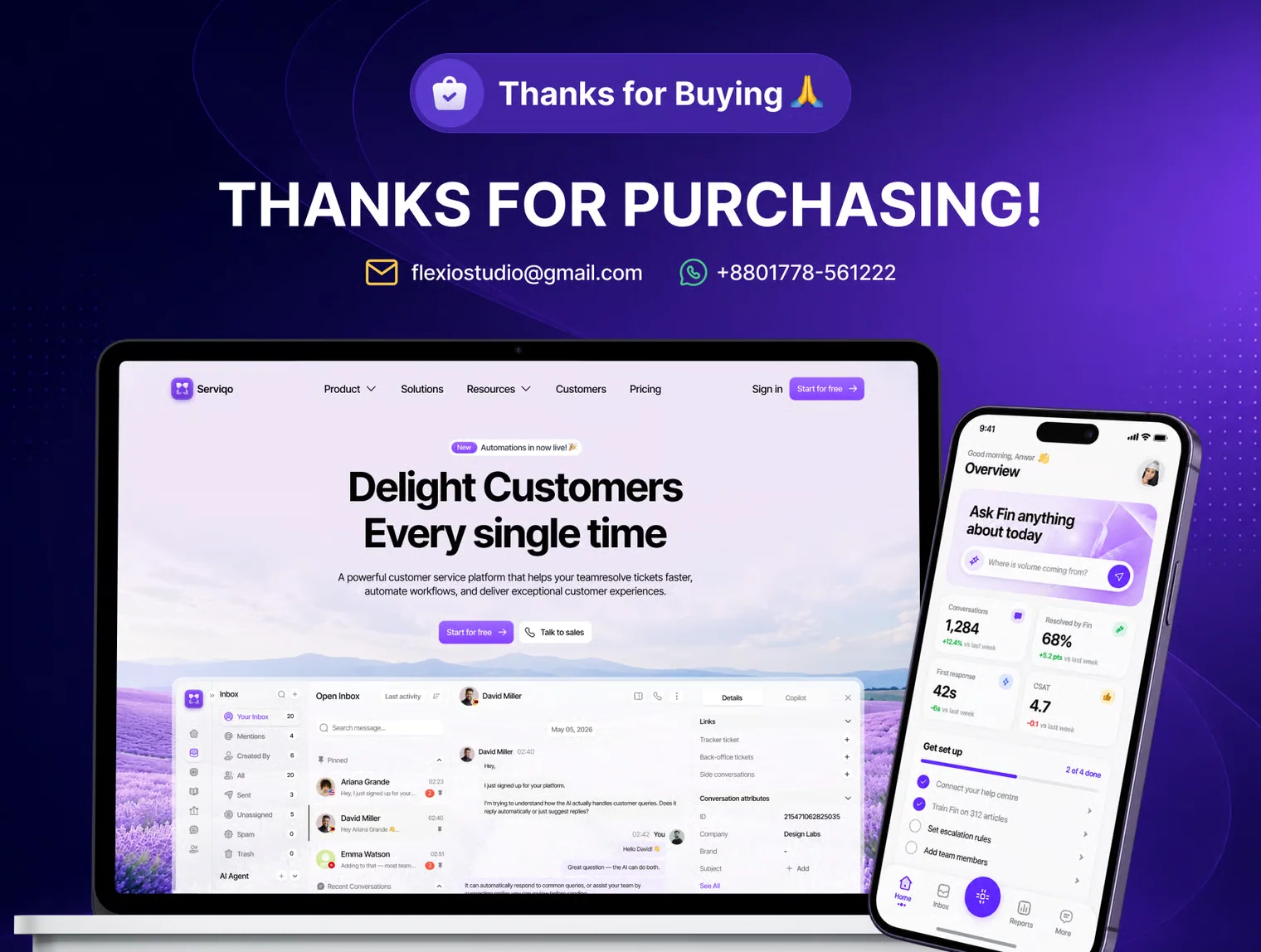 AI Customer Support Website, Web App & Mobile App 8