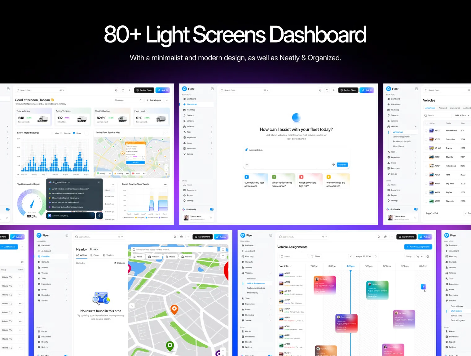 AI Fleet Management UI KITS 3