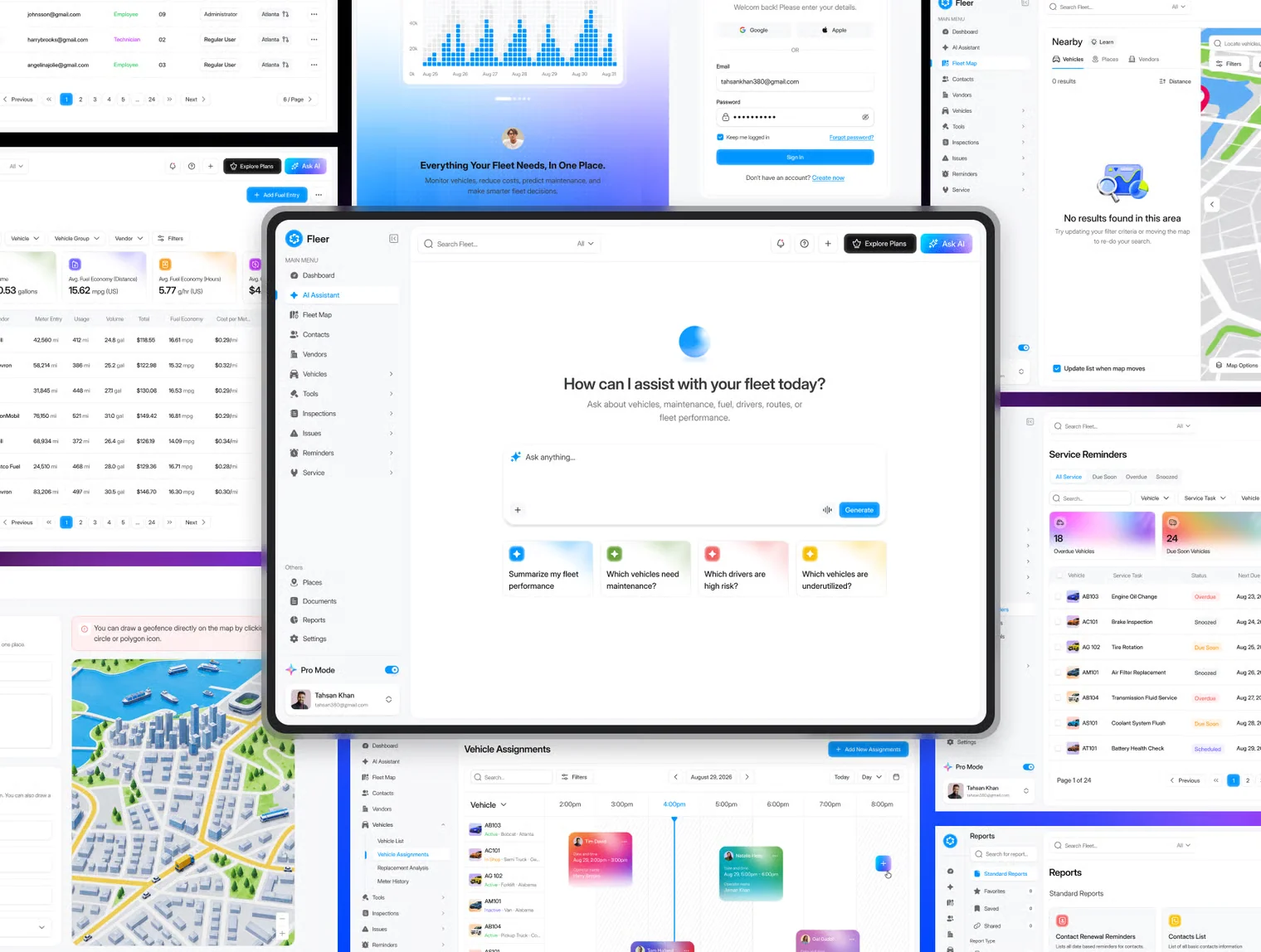 AI Fleet Management UI KITS 4