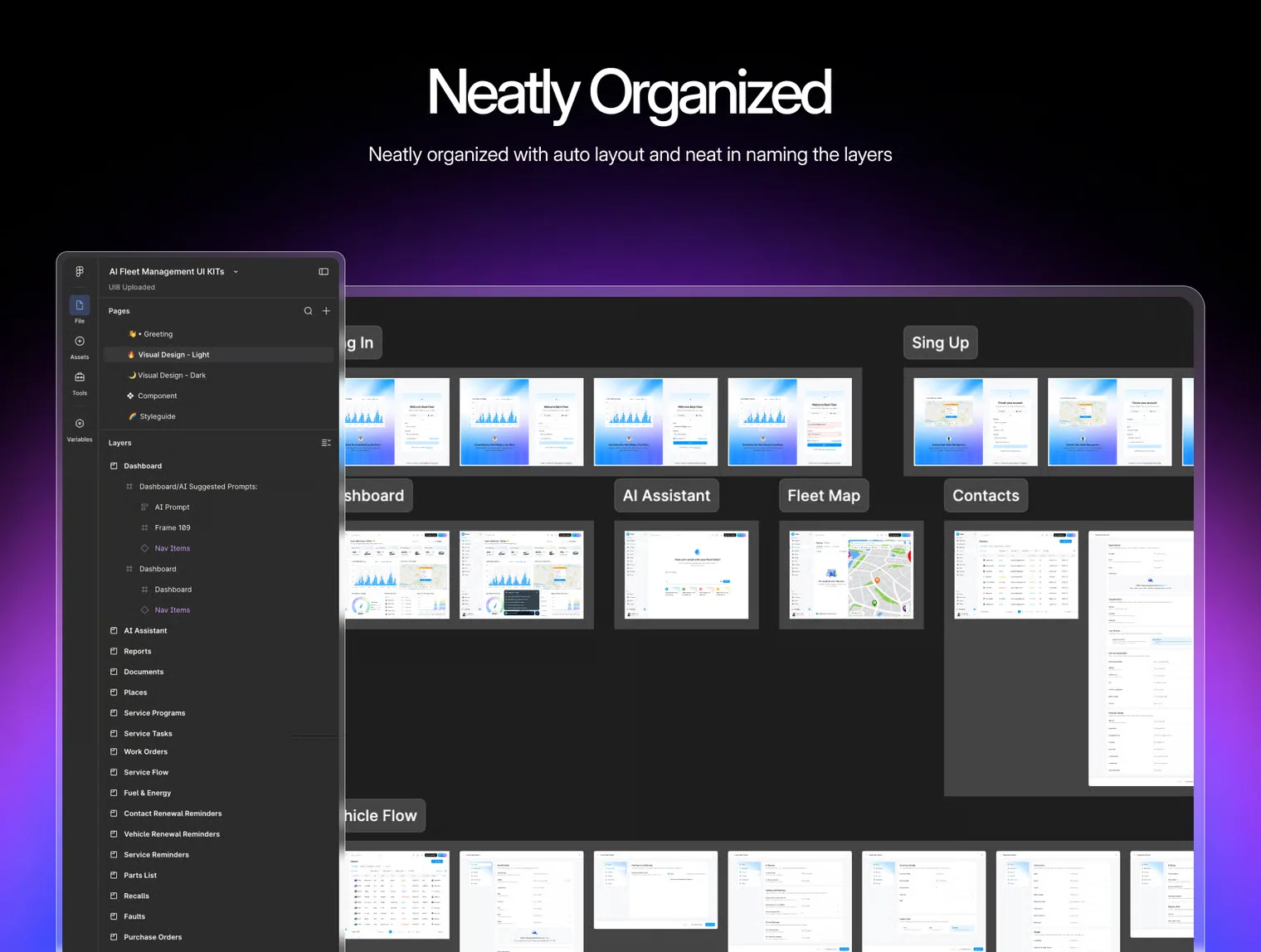 AI Fleet Management UI KITS 6