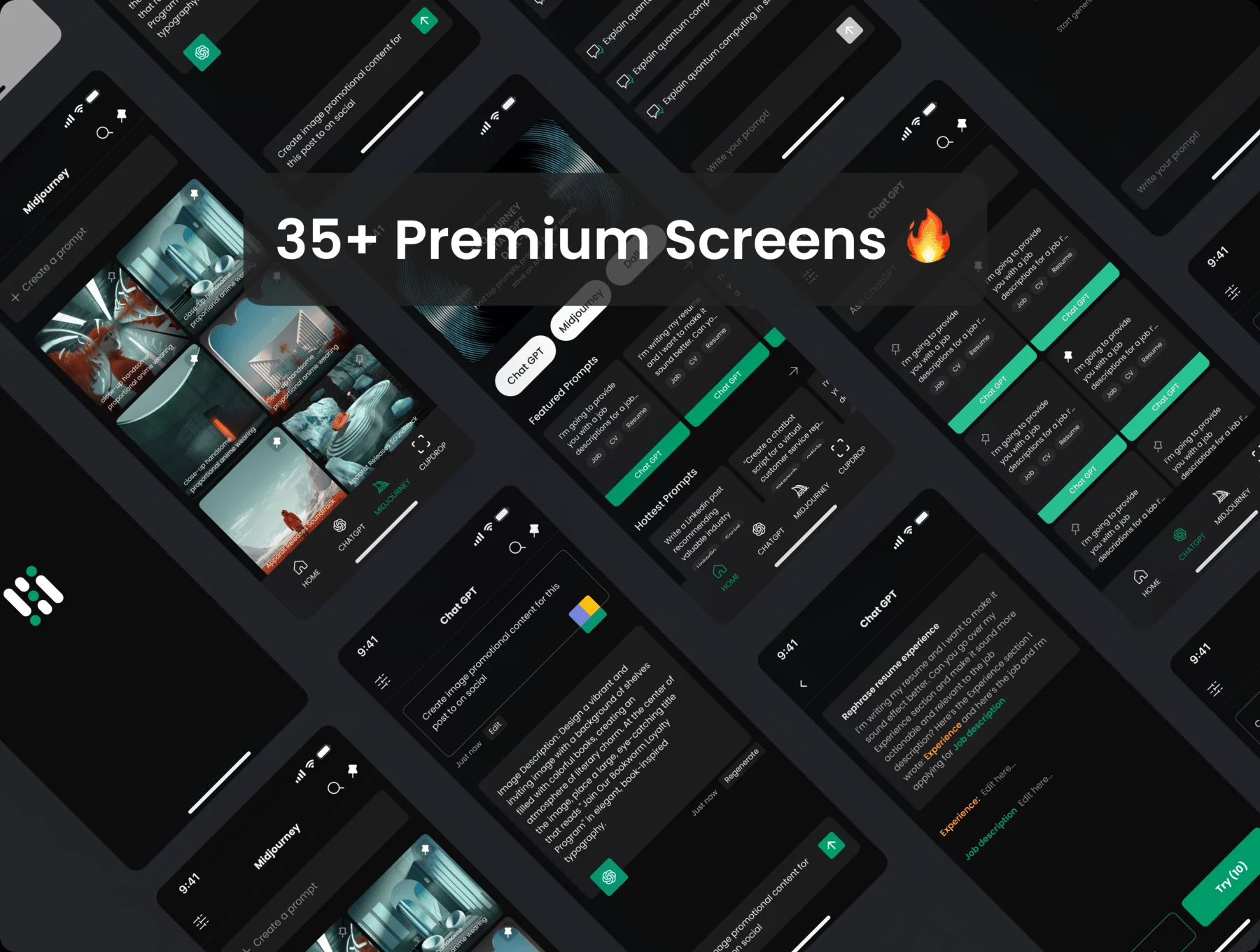 AI Prompt Generate UI Kit 3