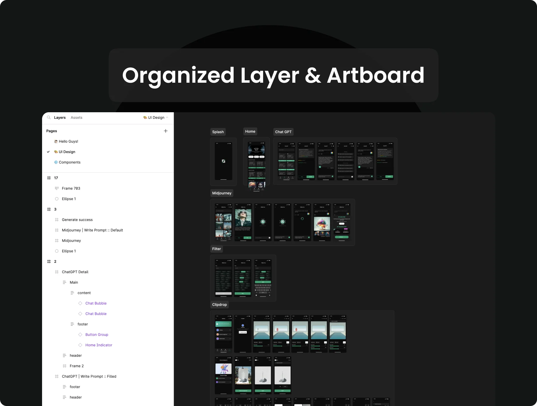 AI Prompt Generate UI Kit 7