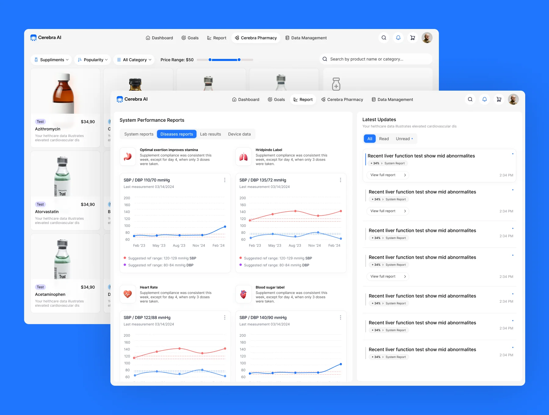 Ai healthcare Dashboard 4