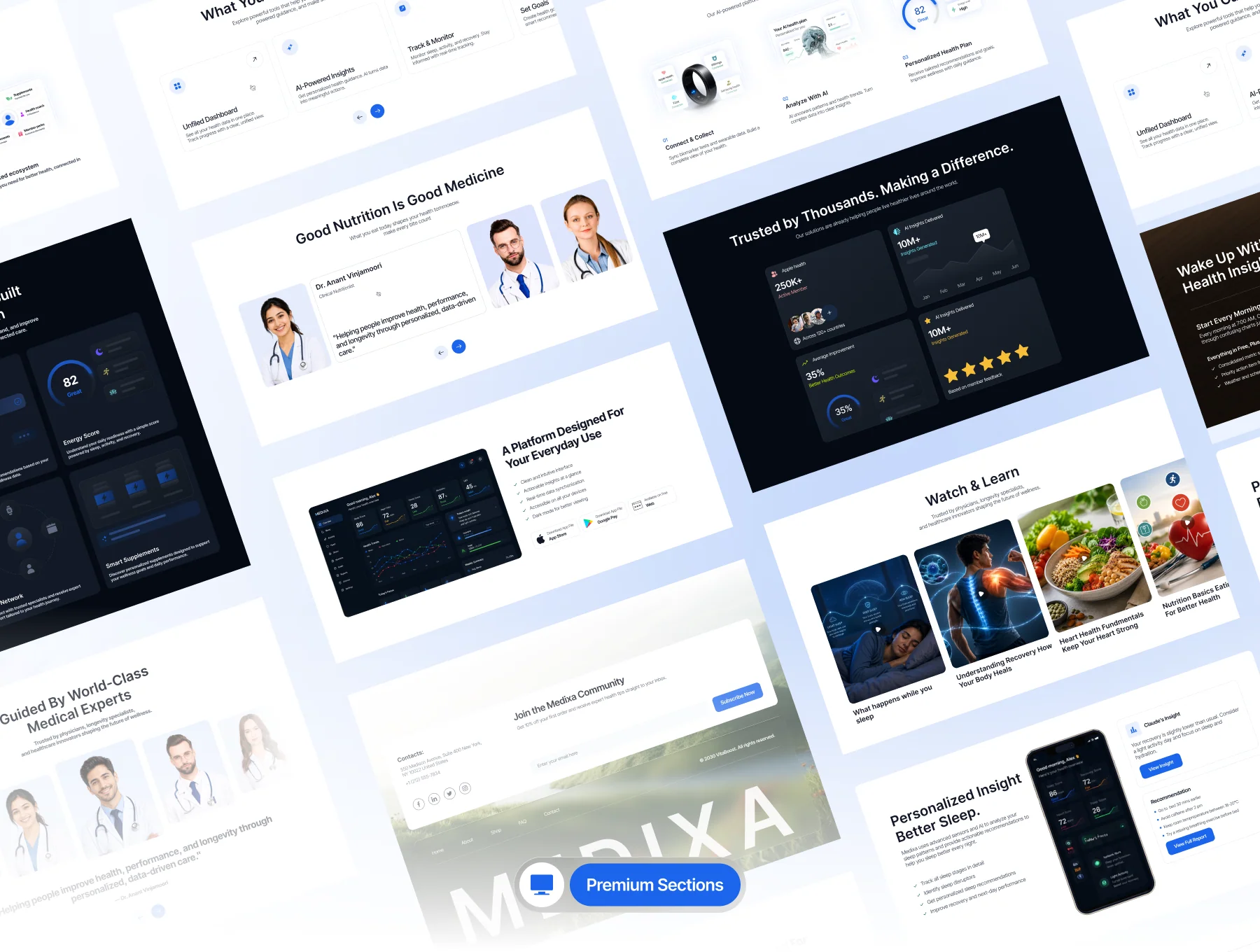 AI HealthTech Website - Medixa 3