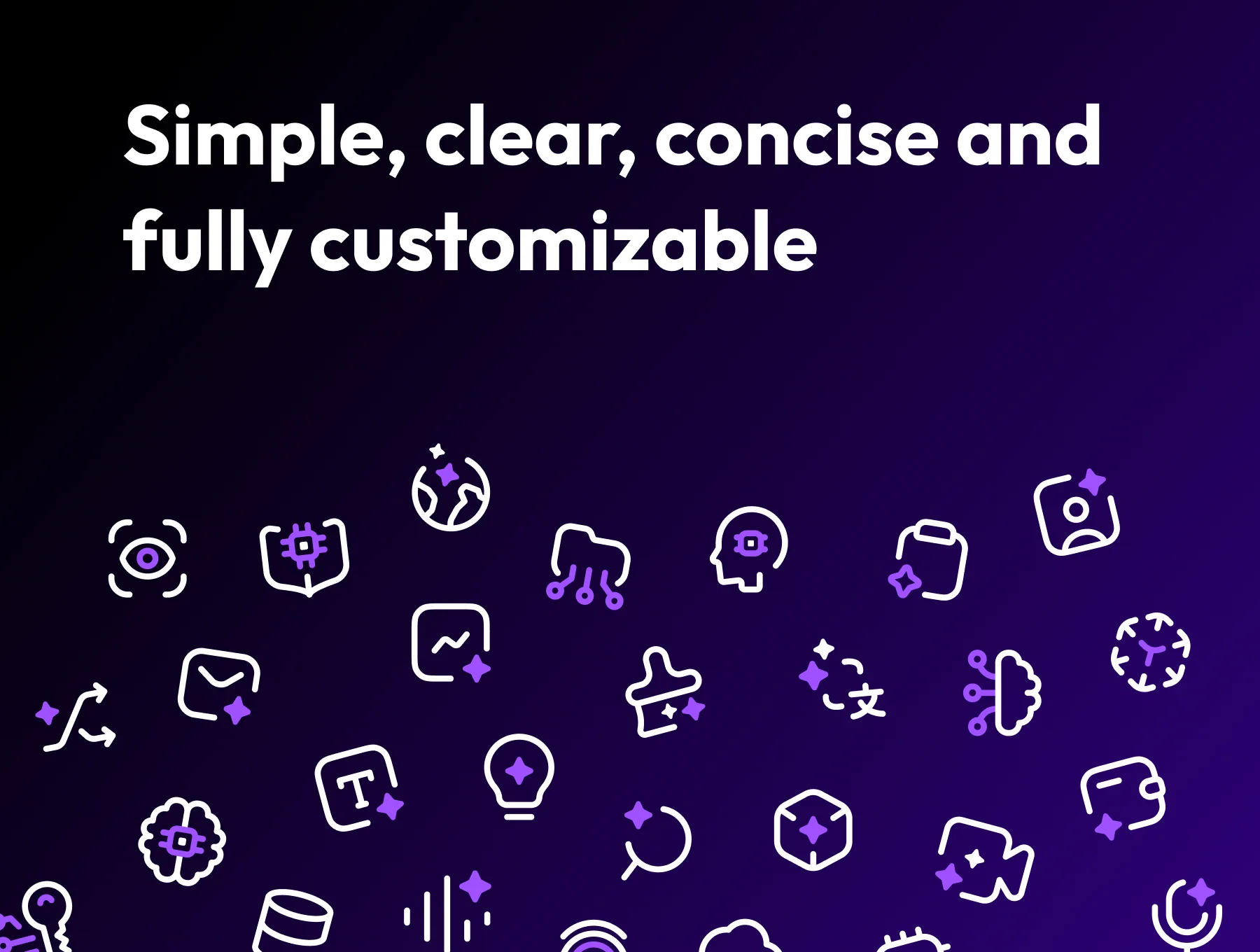 Ai Icons - Artificial Intelligence 70 icon set 3