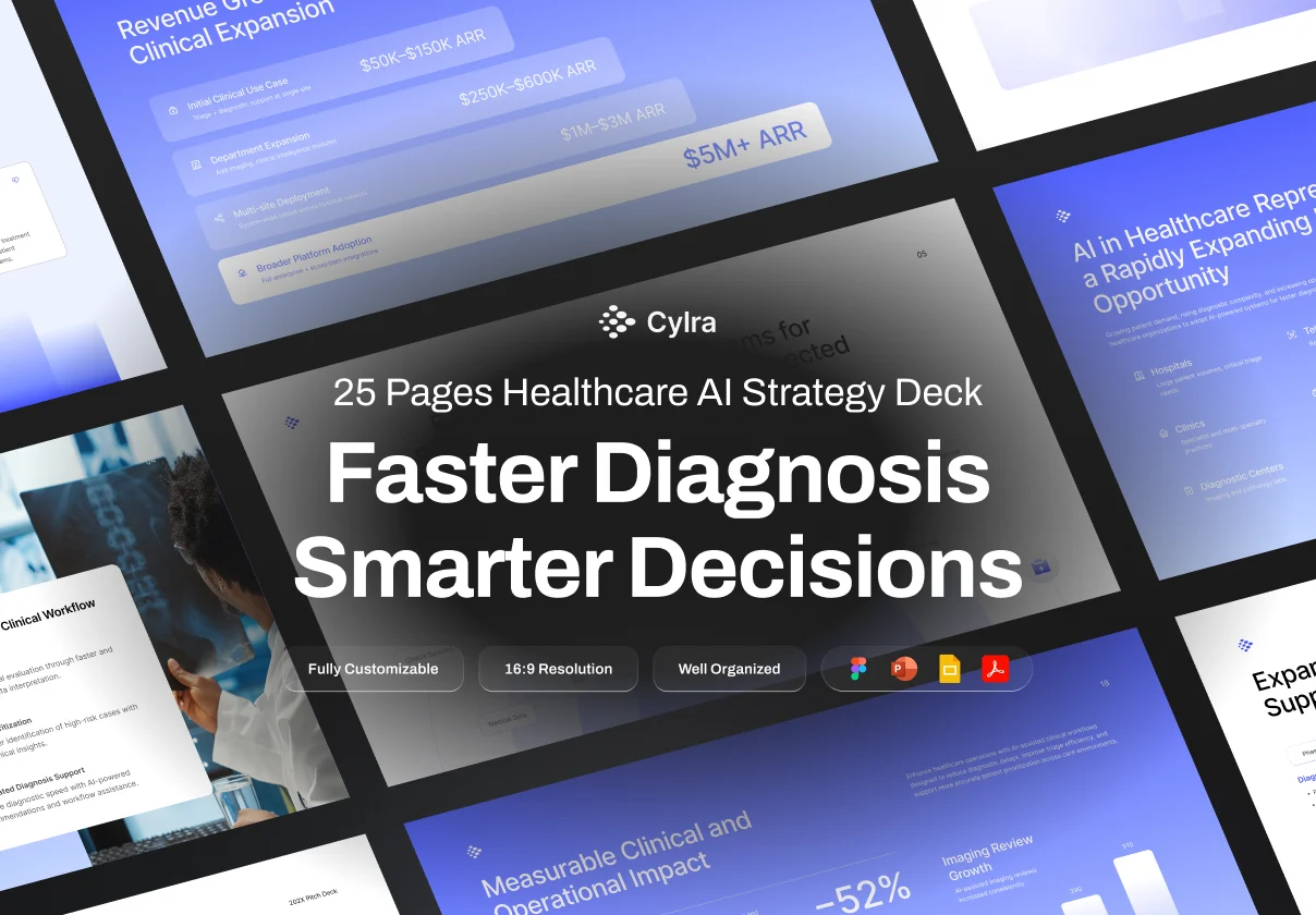 AI in Healthcare Pitch Deck - Clyra