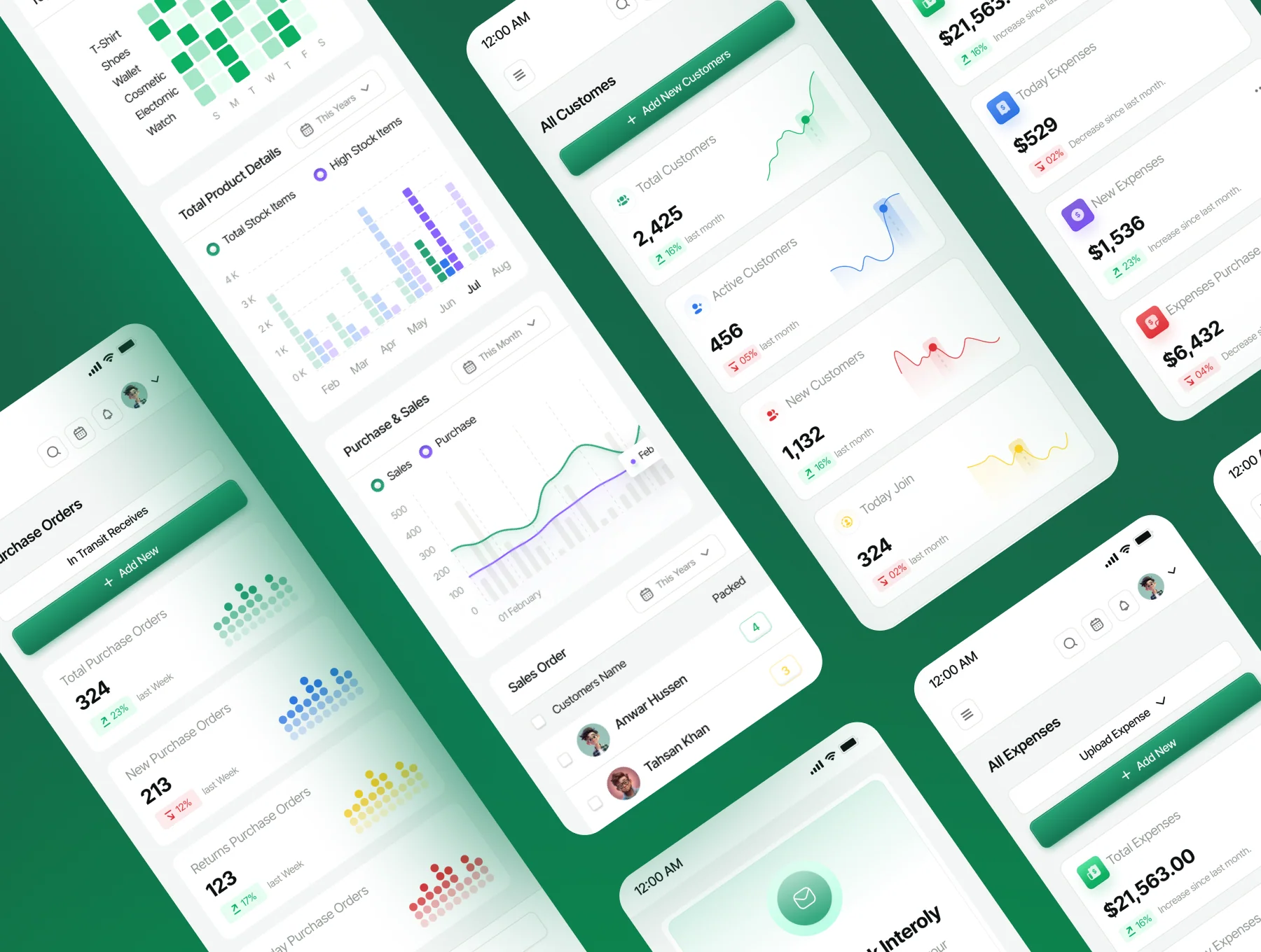 AI Inventory Management Web App UI Kit 4
