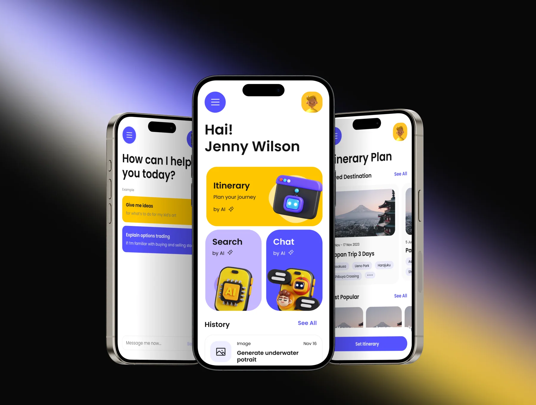 AI KOO - AI Generator Mobile App UI UX KIT 7