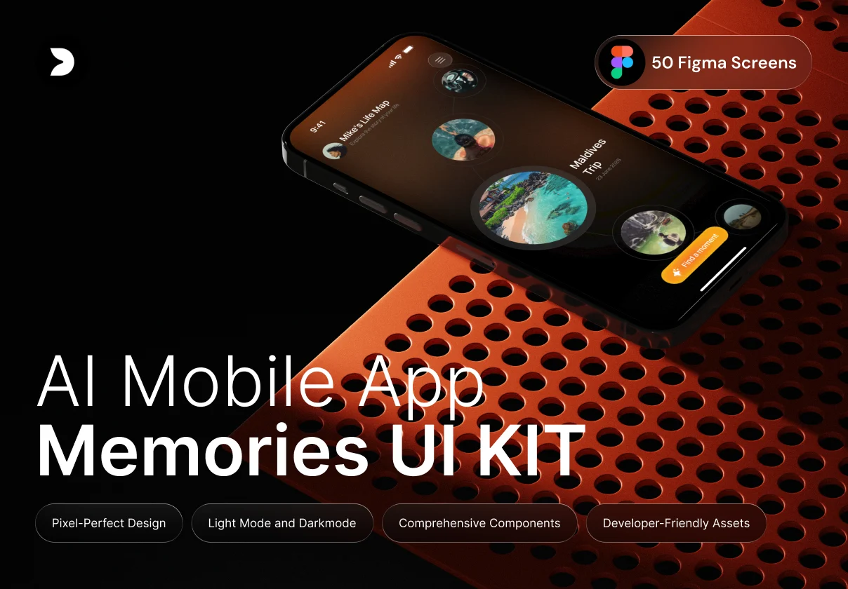 AI Memory Timeline App UI