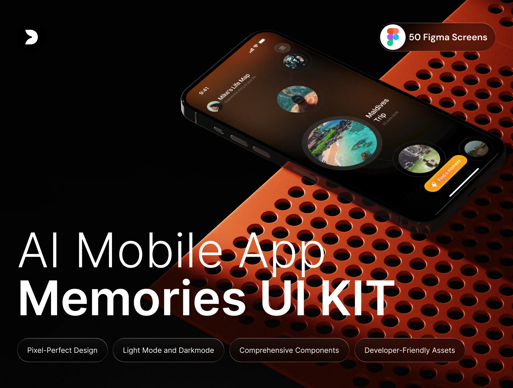 AI Memory Timeline App UI