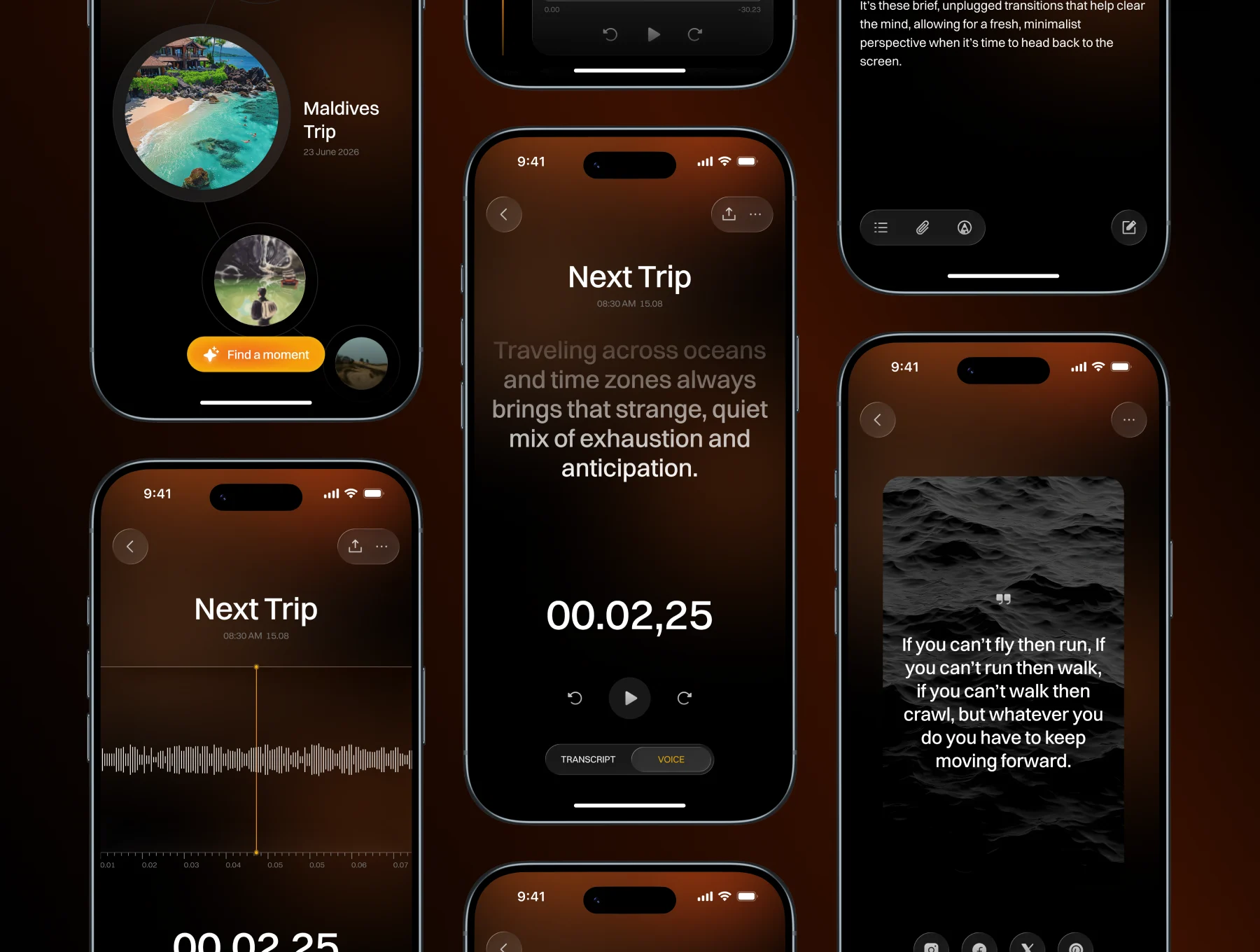 AI Memory Timeline App UI 3