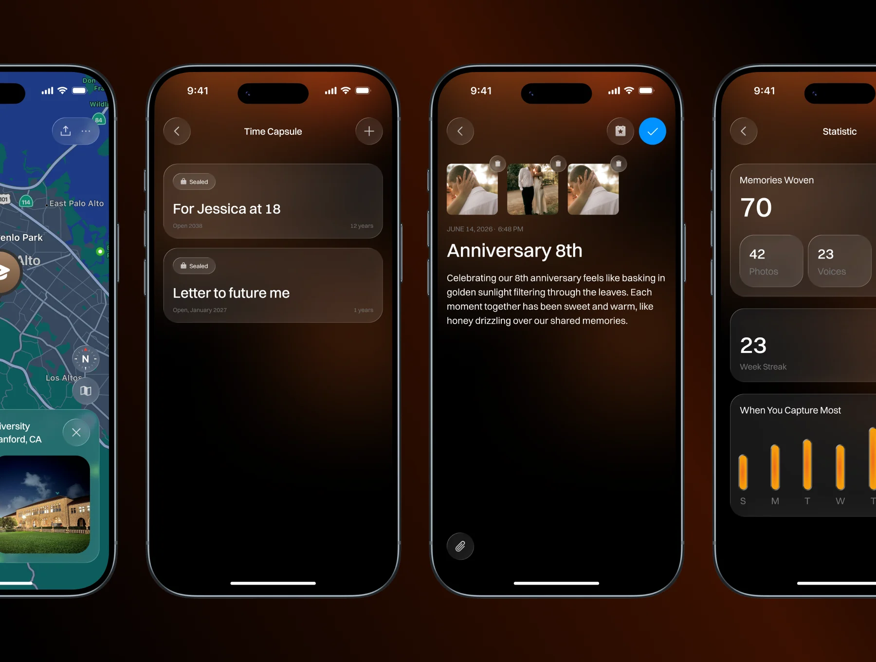 AI Memory Timeline App UI 7