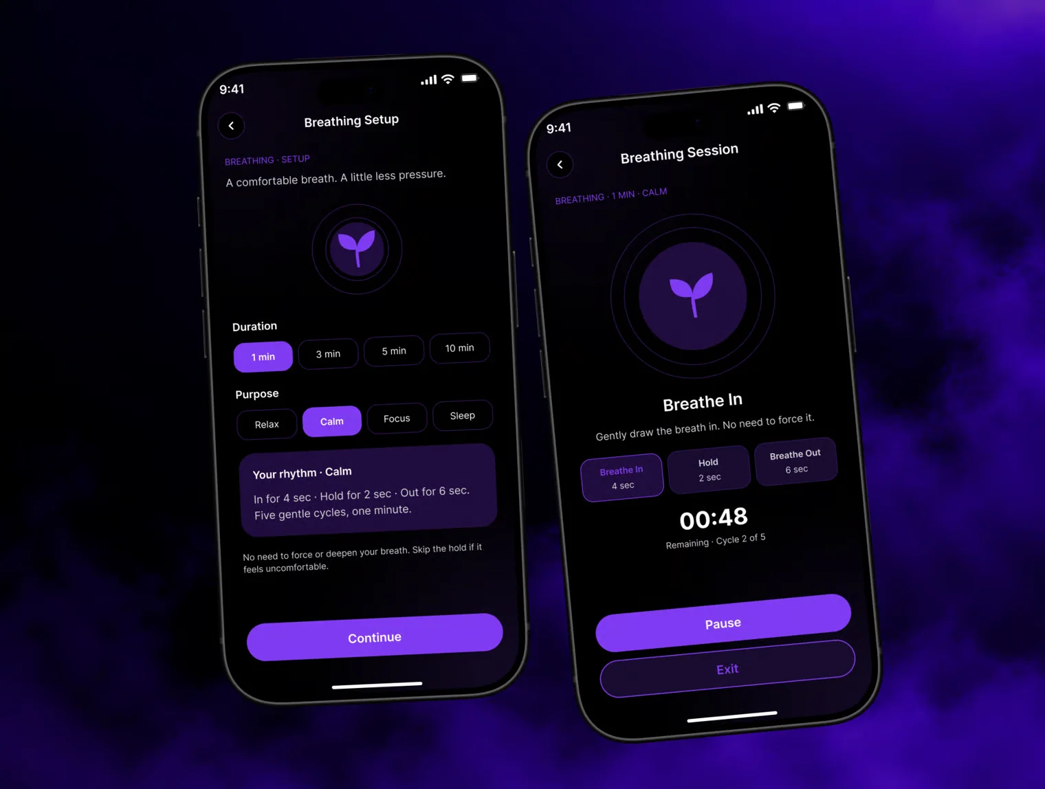 AI Mindfulness & Affirmation App UI Kit for Figma 7