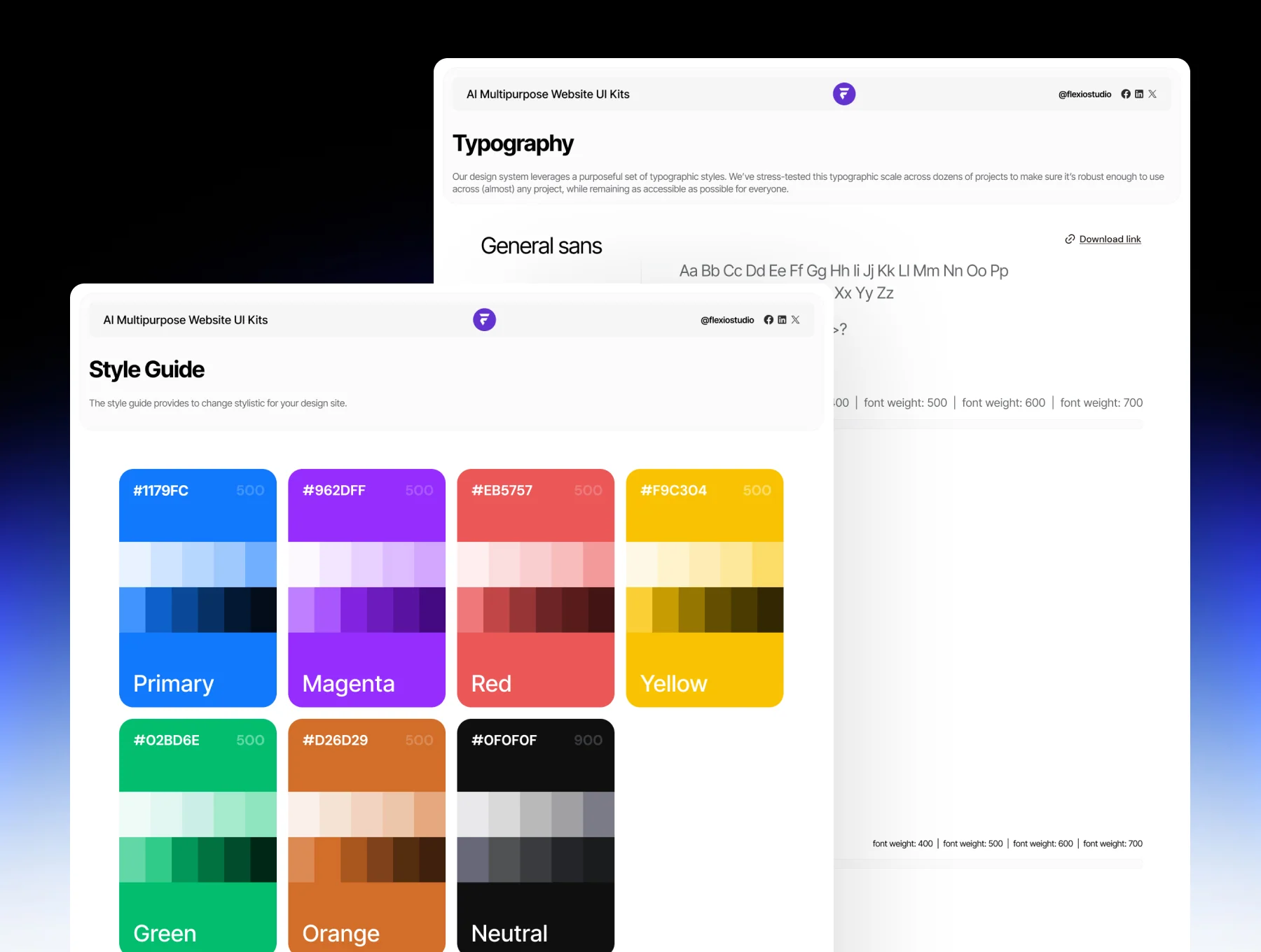 AI Multipurpose Website UI Kits 2