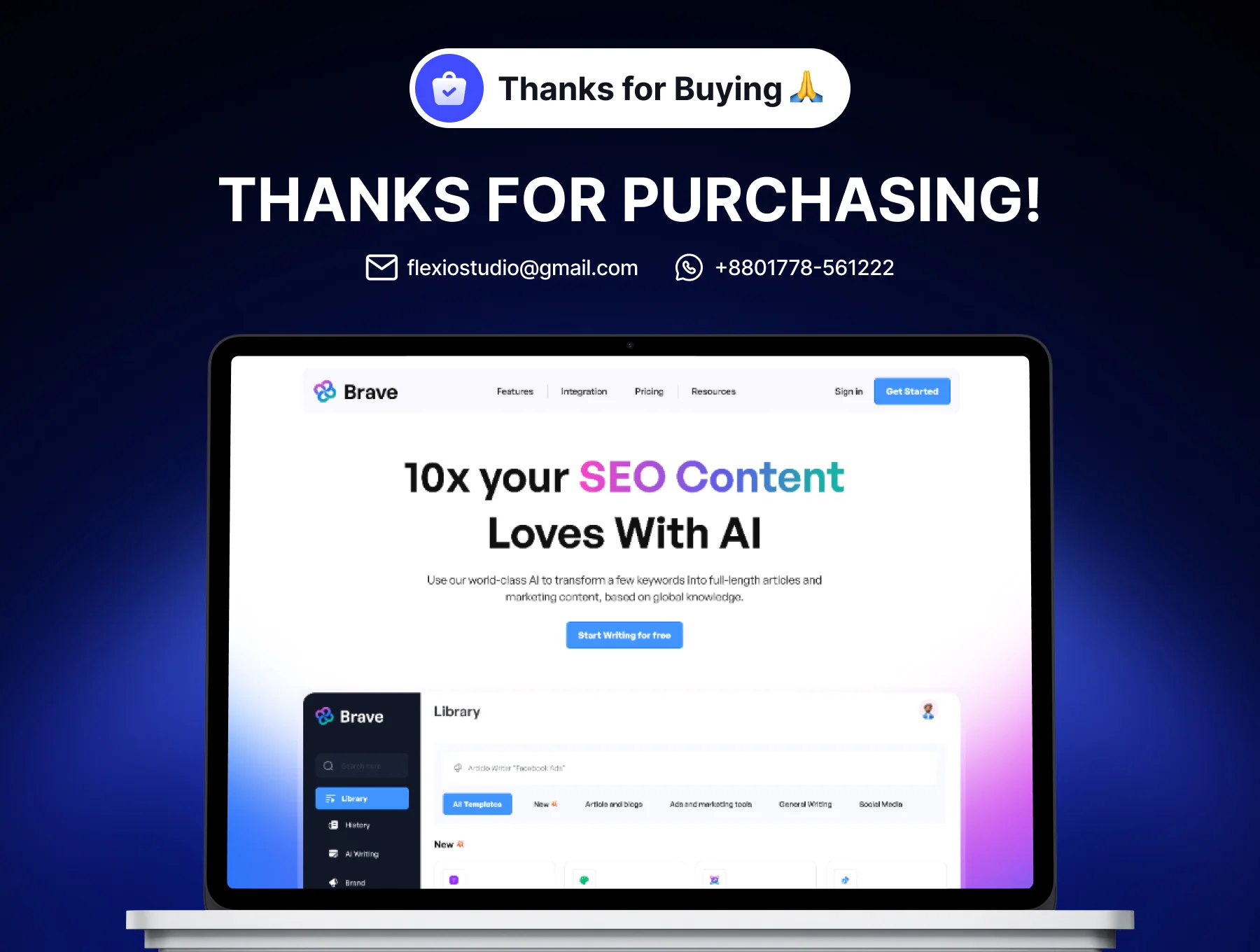 AI Multipurpose Website UI Kits 8
