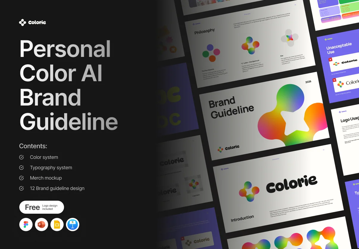 AI Personal Color Analysis Brand Guideline Template