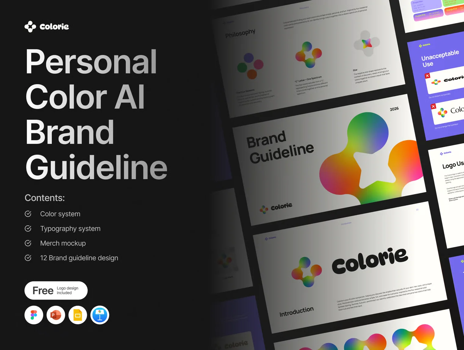AI Personal Color Analysis Brand Guideline Template