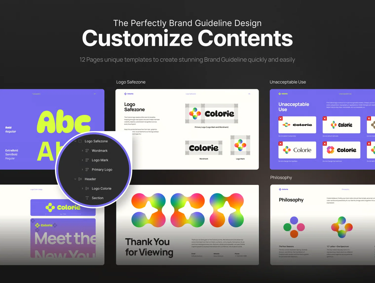 AI Personal Color Analysis Brand Guideline Template 3