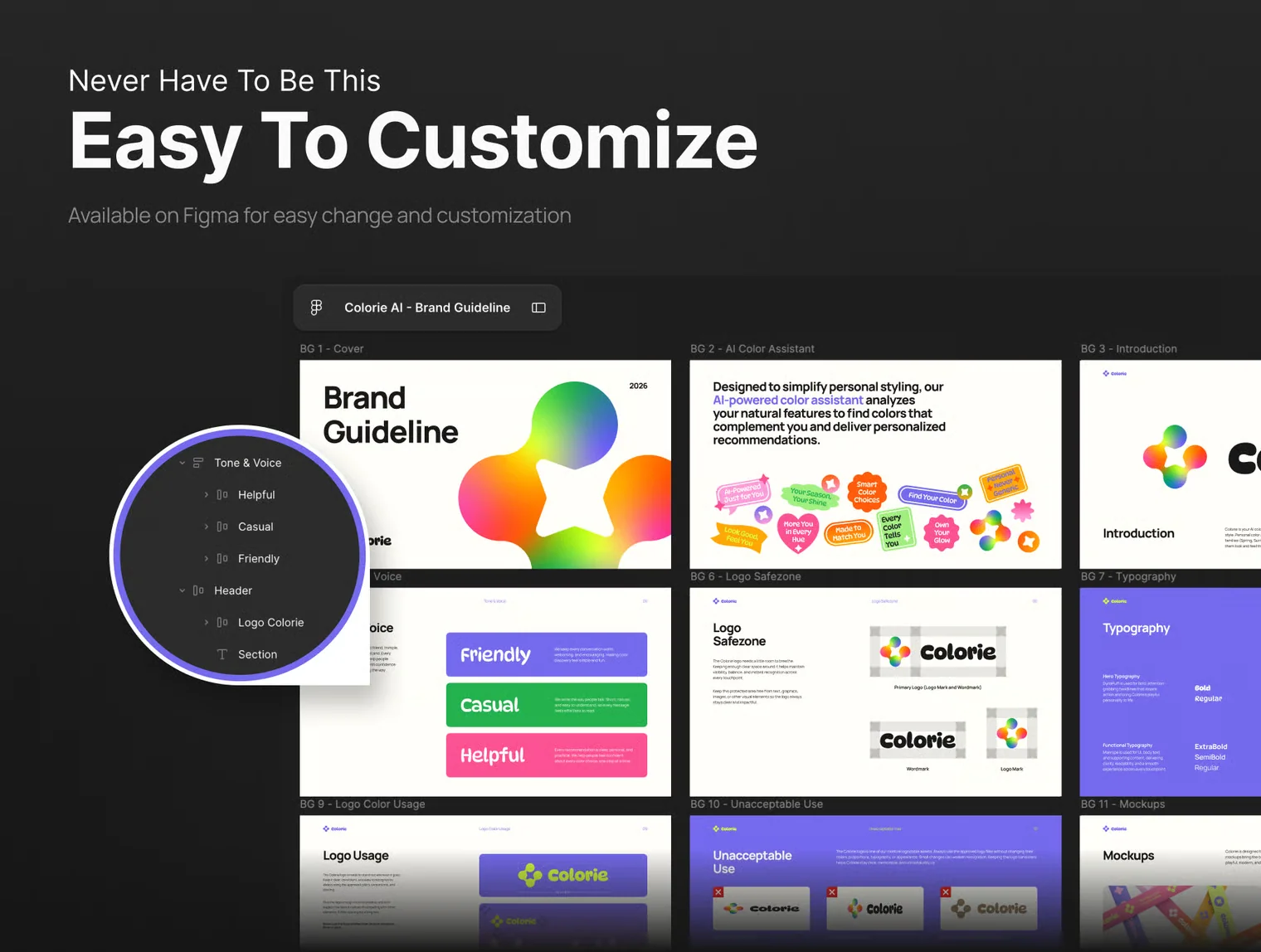 AI Personal Color Analysis Brand Guideline Template 4