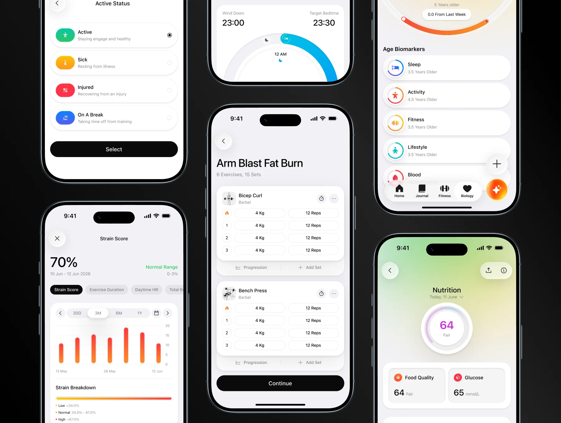 AI Personal Health Mobile UI Kit 4