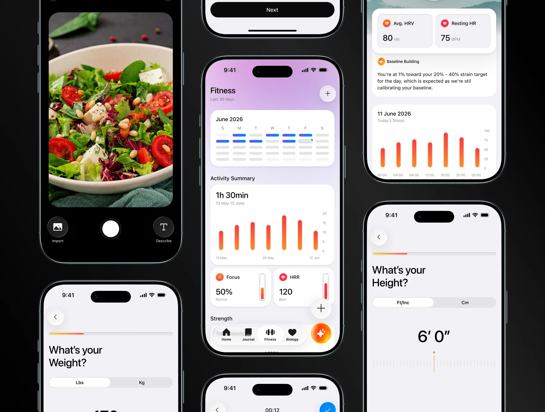 AI Personal Health Mobile UI Kit 7