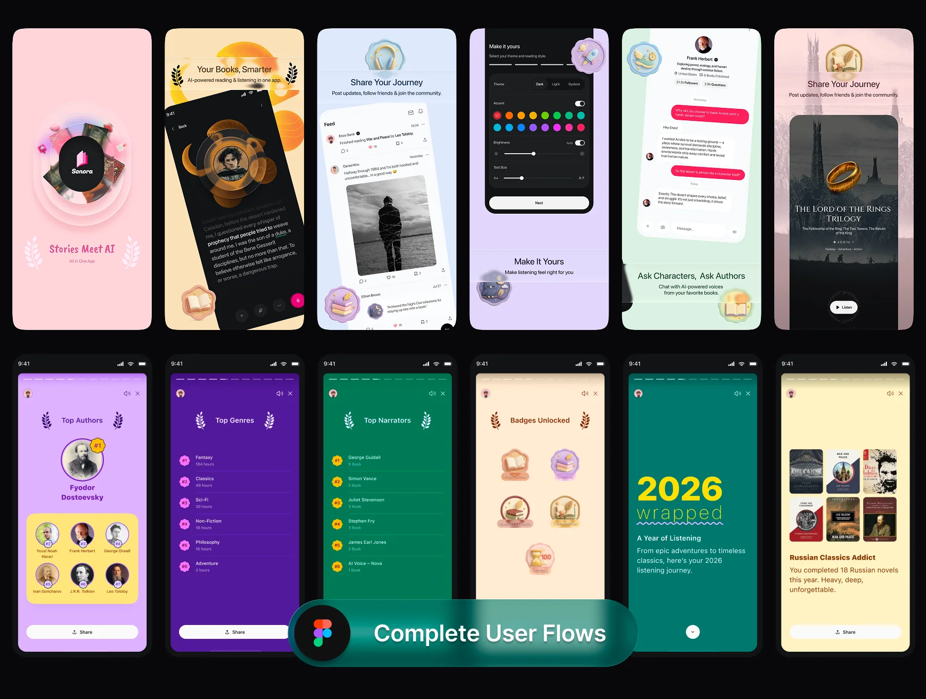AI-Powered Audiobook App - Mobile App UI Kit.v1.0 4