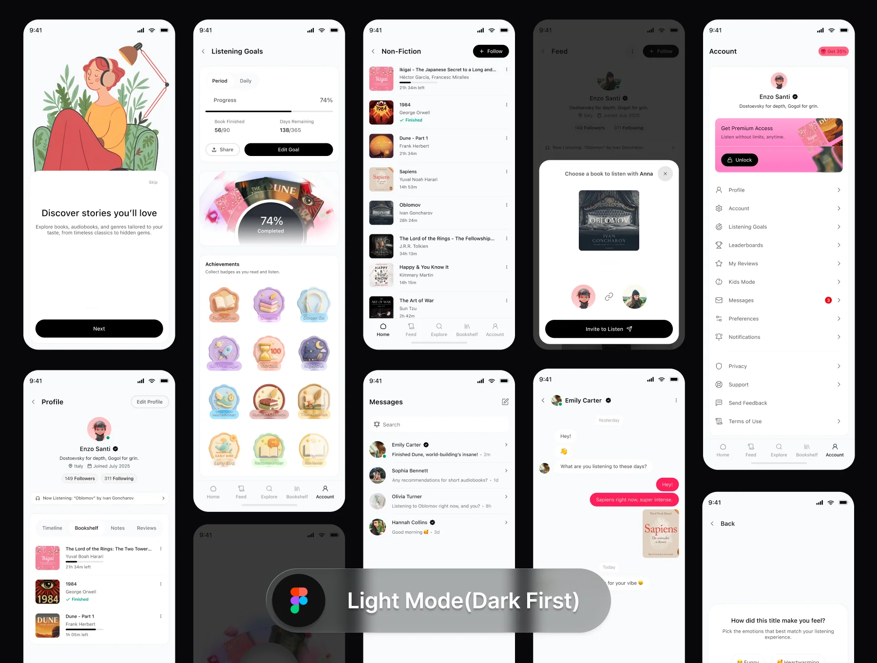AI-Powered Audiobook App - Mobile App UI Kit.v1.0 5