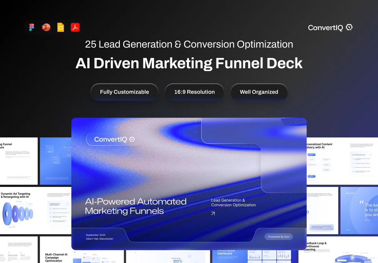 AI Powered Automated Marketing Pitch Deck - CovertIQ