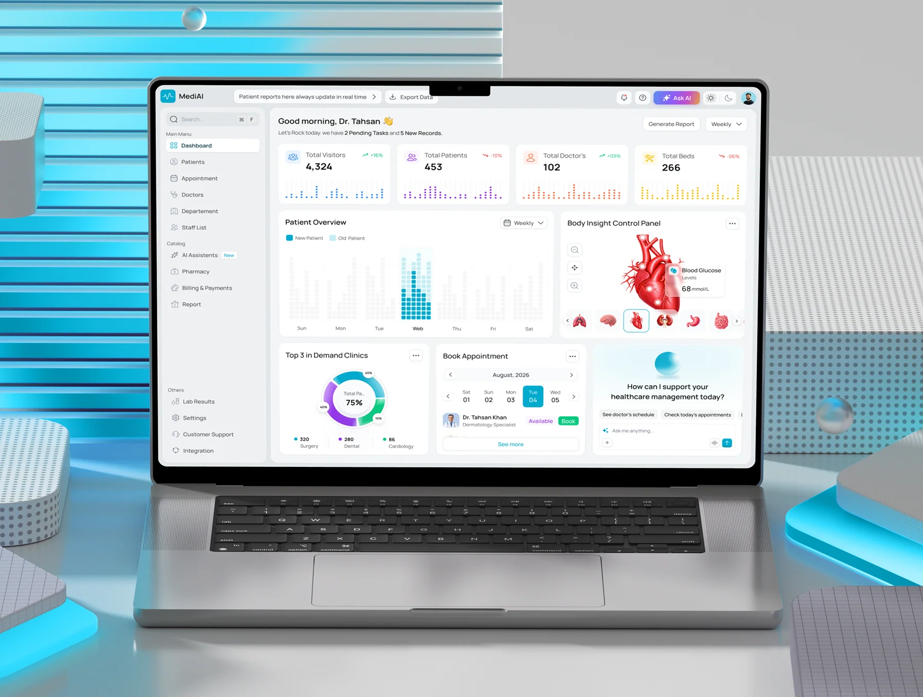AI-Powered Healthcare Management UI Kit 5