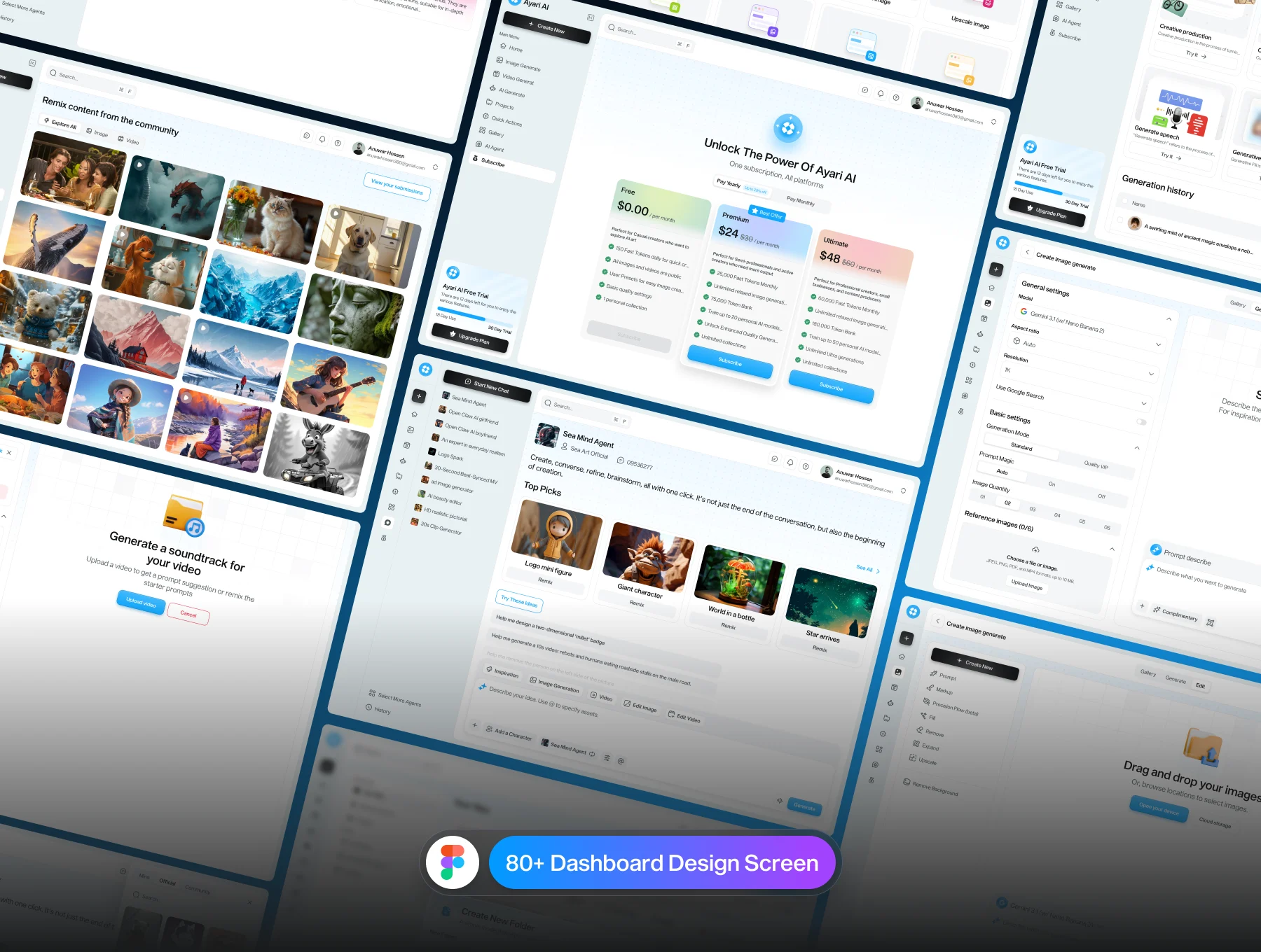 AI-Powered Image Generate UI kits 4