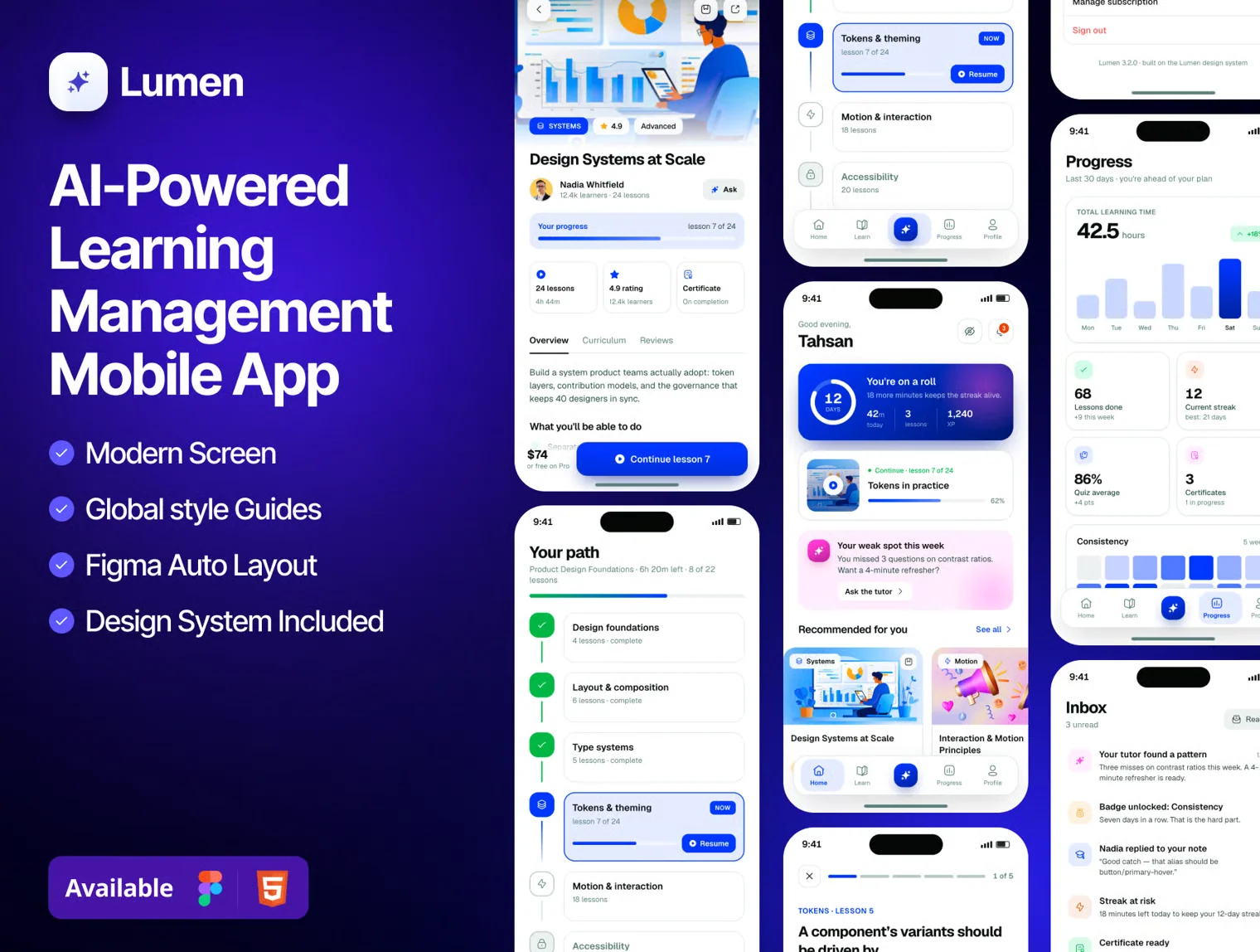 AI Powered Learning Management Mobile App
