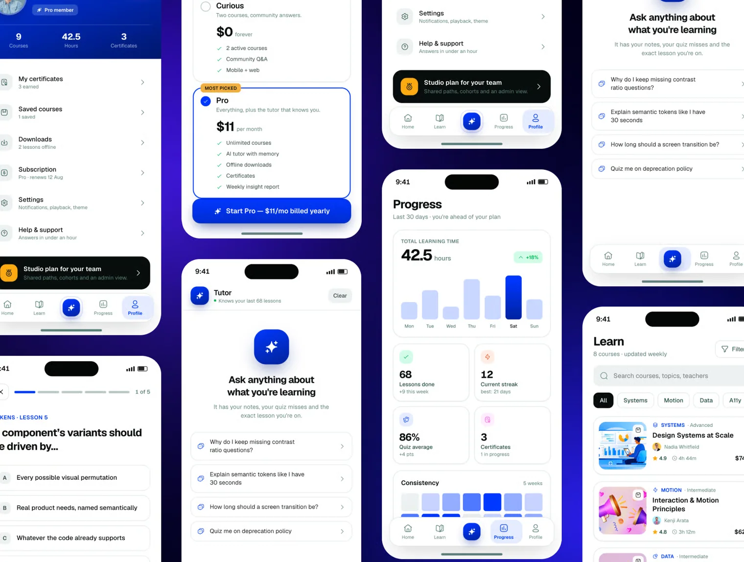AI Powered Learning Management Mobile App 3