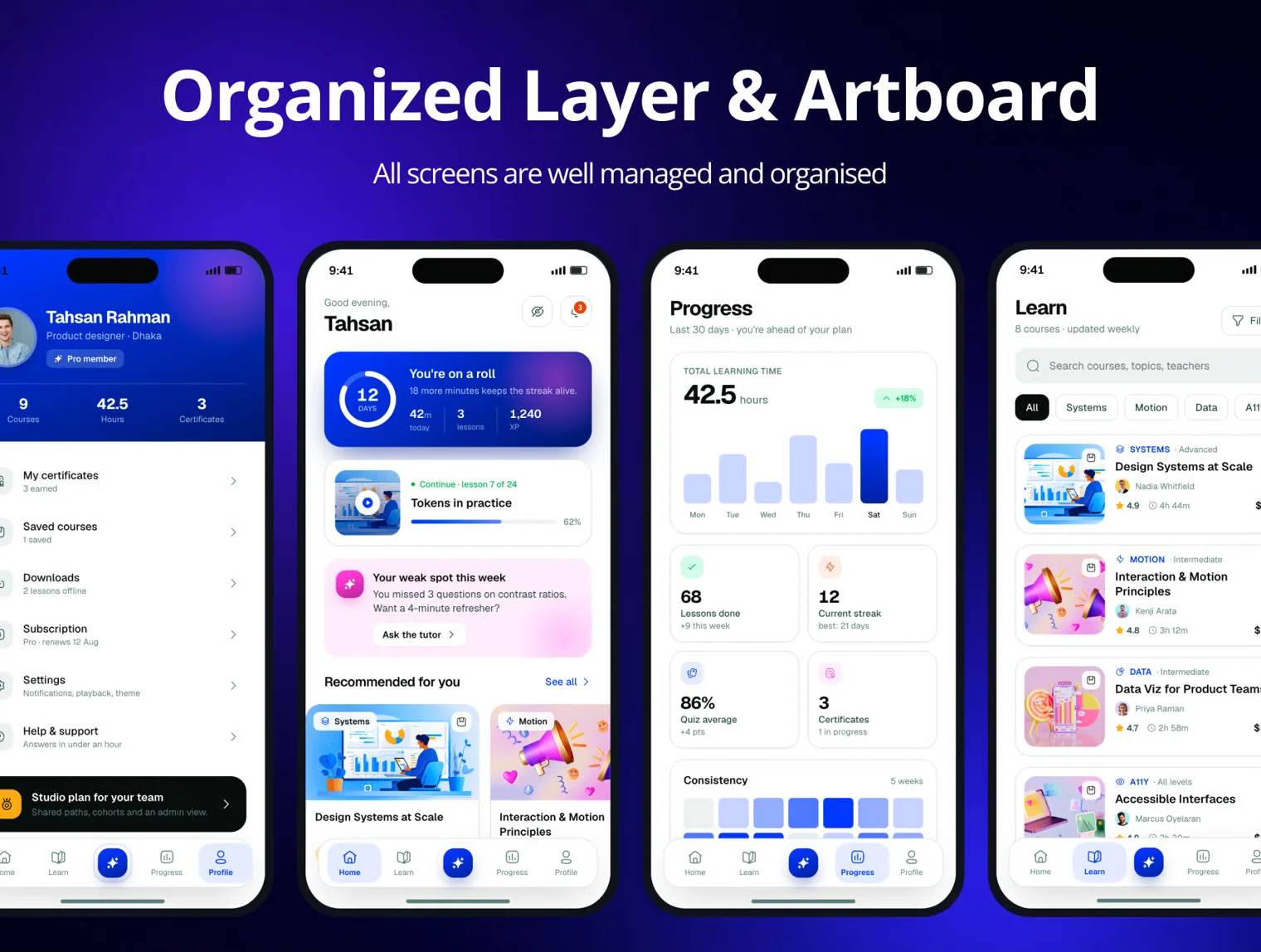 AI Powered Learning Management Mobile App 5