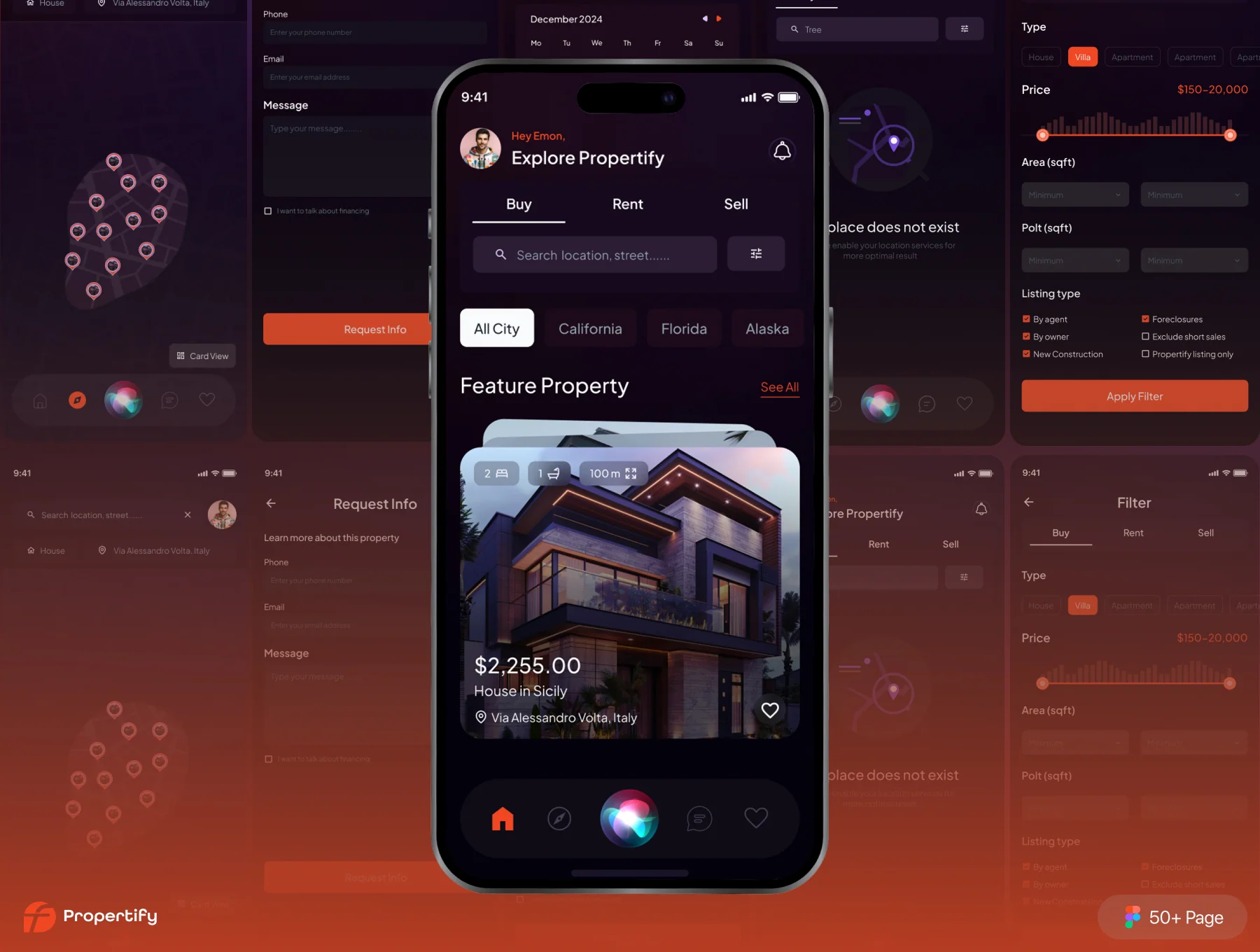 Ai Powered Propertify Real Estate Marketplace App UI Kit 6