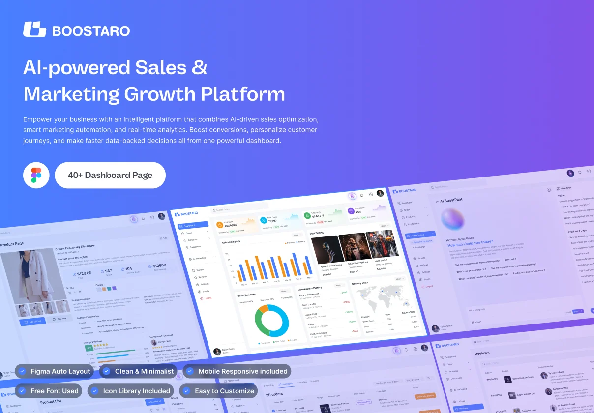 AI-powered Sales & Marketing Growth Platform UI Kit