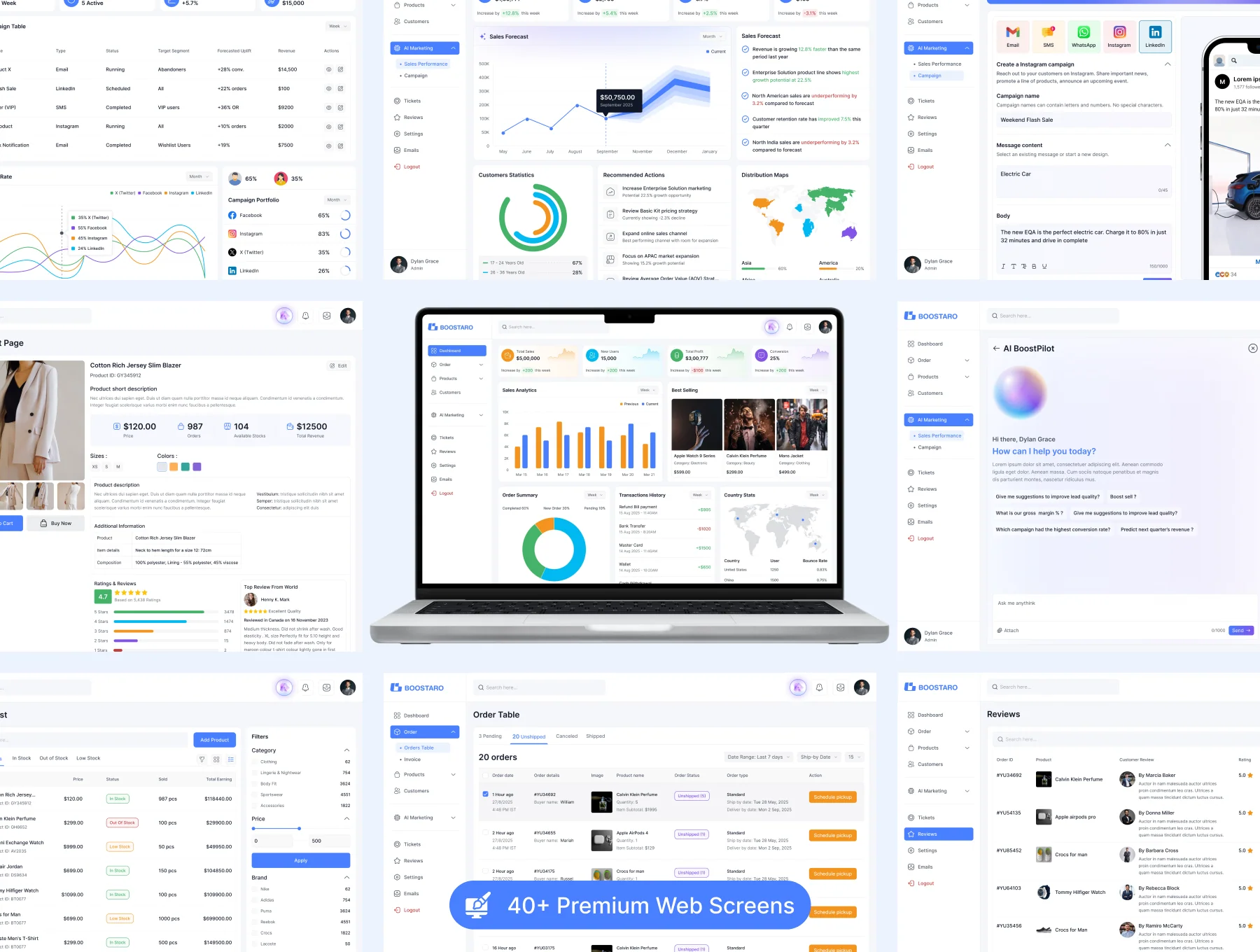 AI-powered Sales & Marketing Growth Platform UI Kit 3