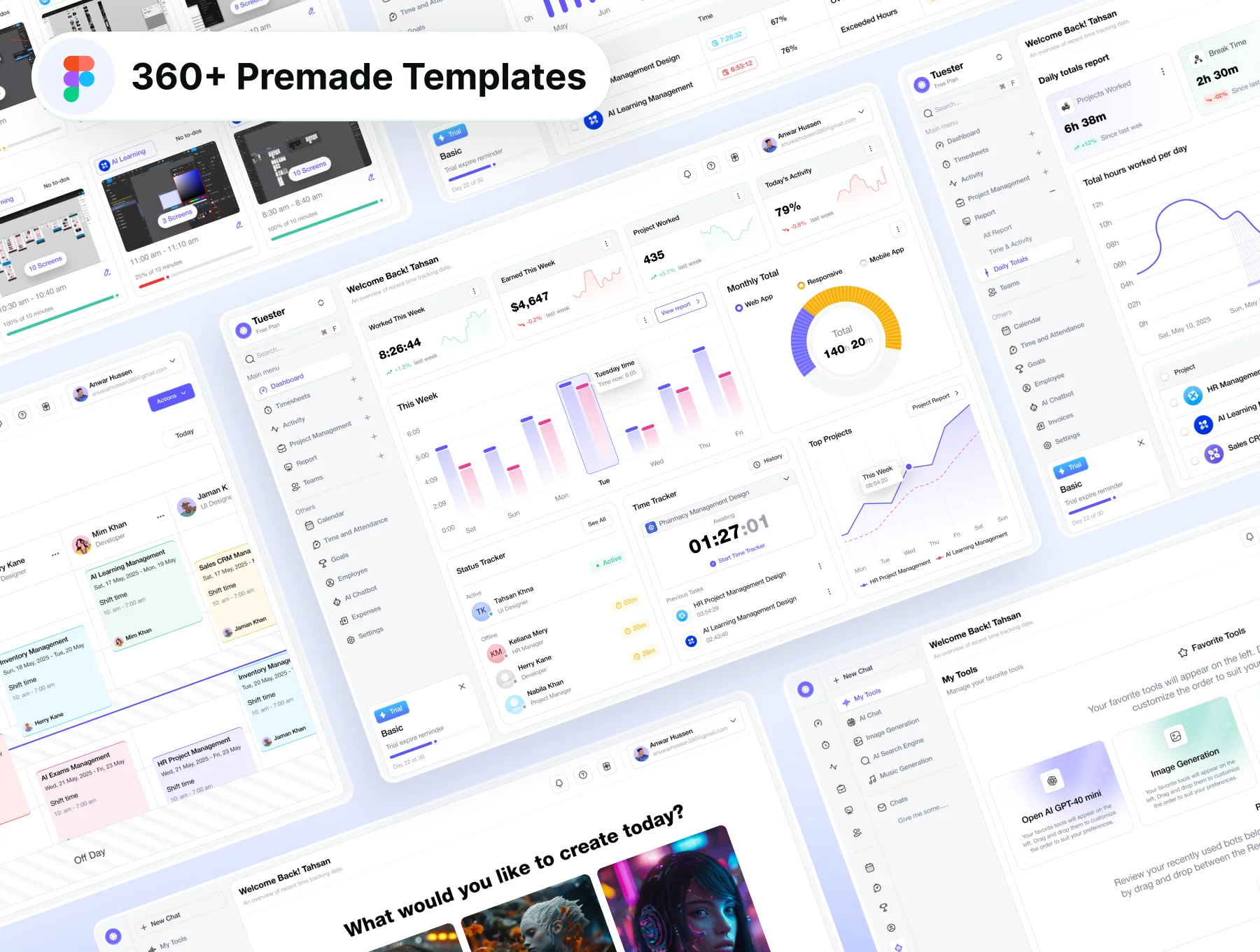 Time Tracking & Productivity Web App 4