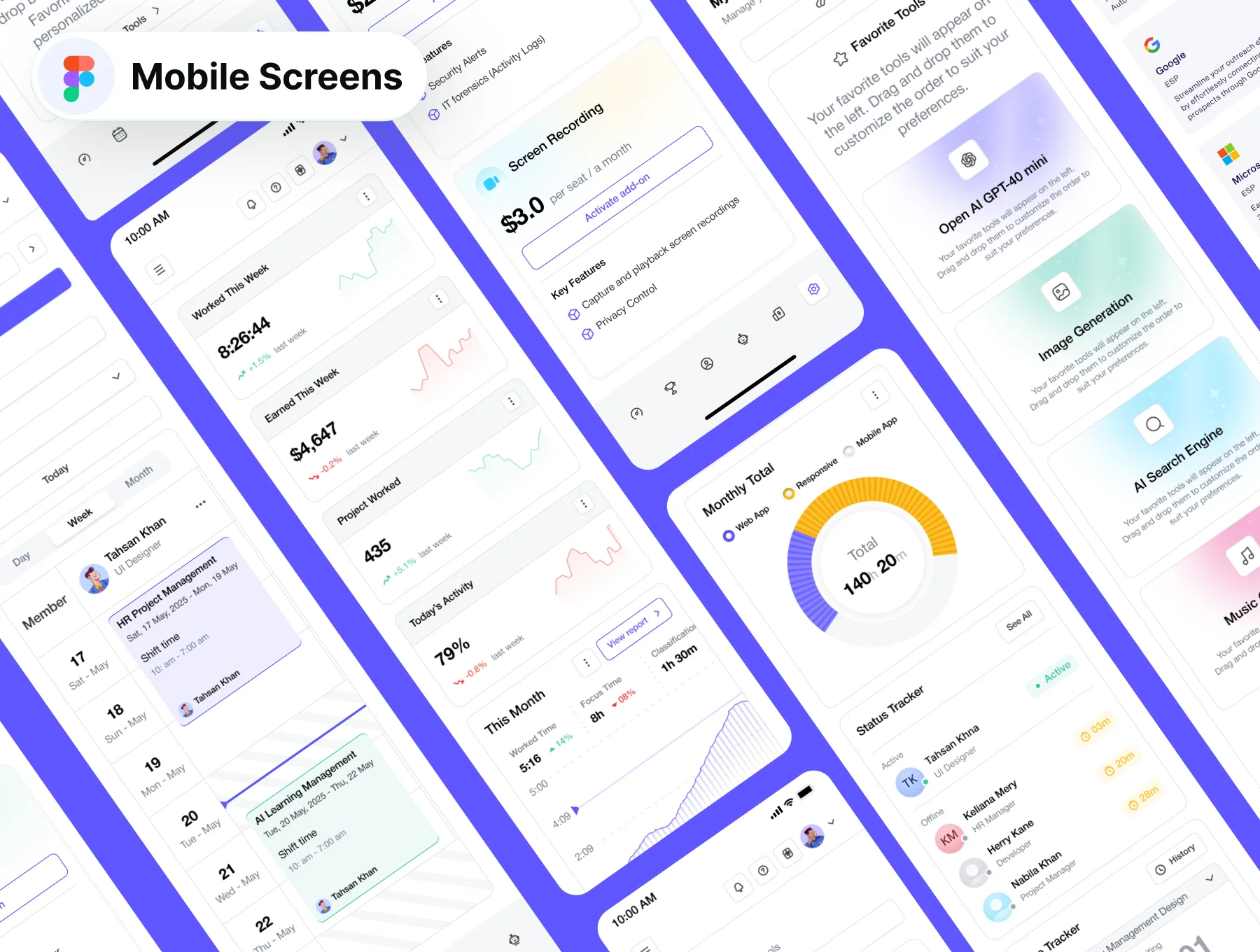 AI-Powered Time Tracking Website & Web App 6