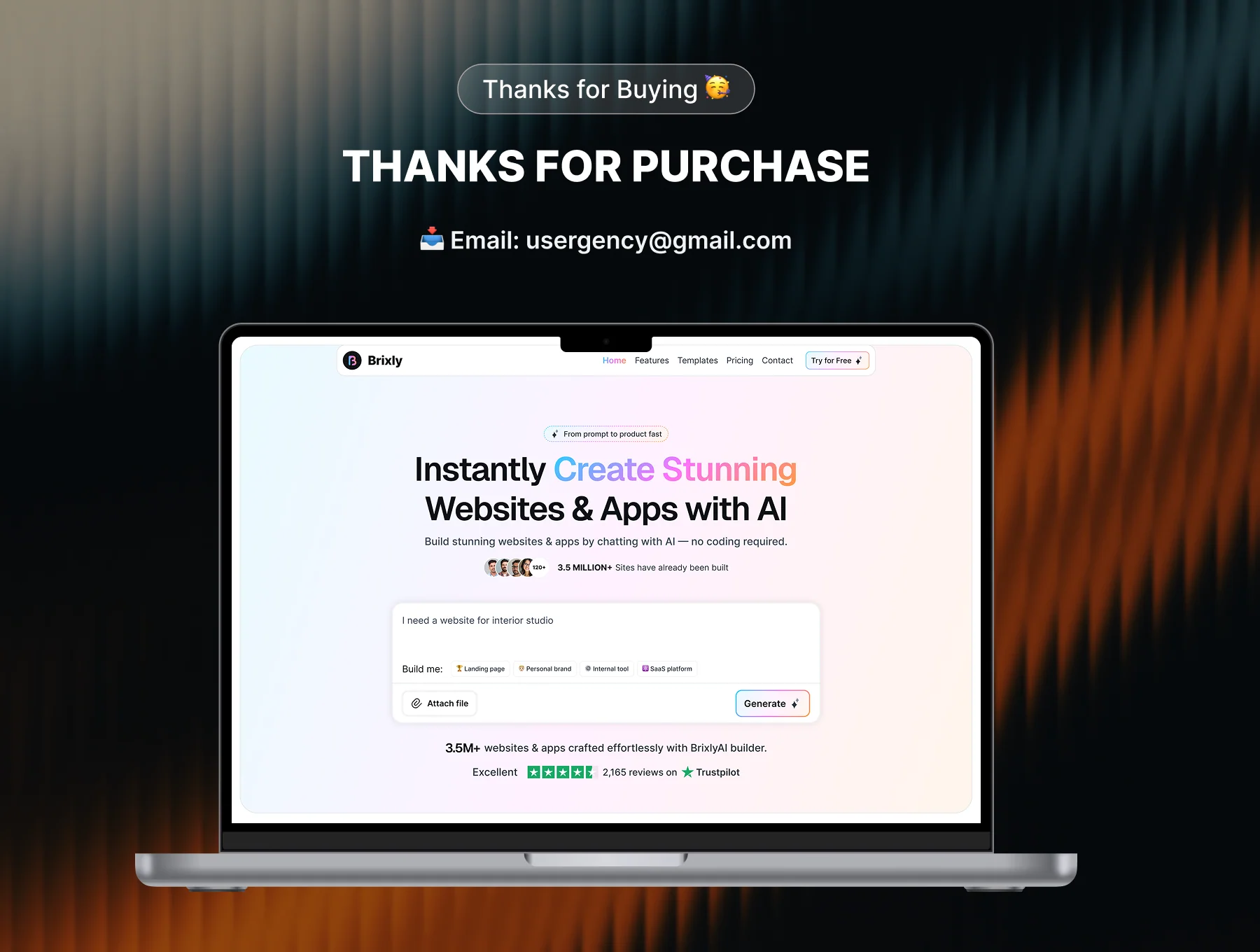 AI Powered Website & App Builder Website Design - Brixly 6