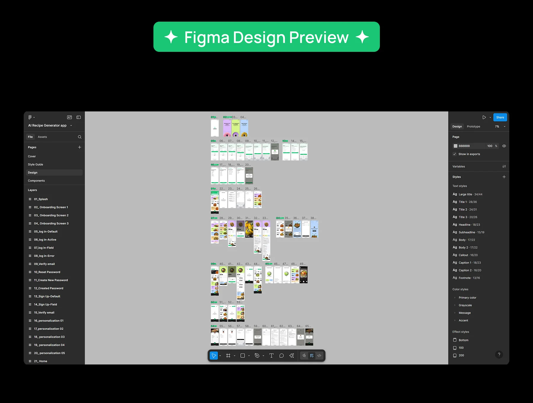 AI Recipe Generator App UI Kit 5