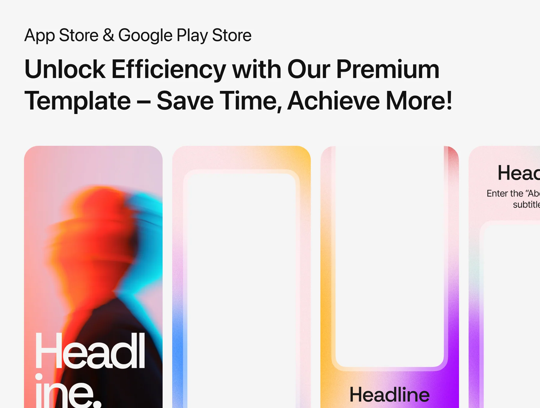 AI & SaaS App Screenshot Kit for App Store & Google Play 2