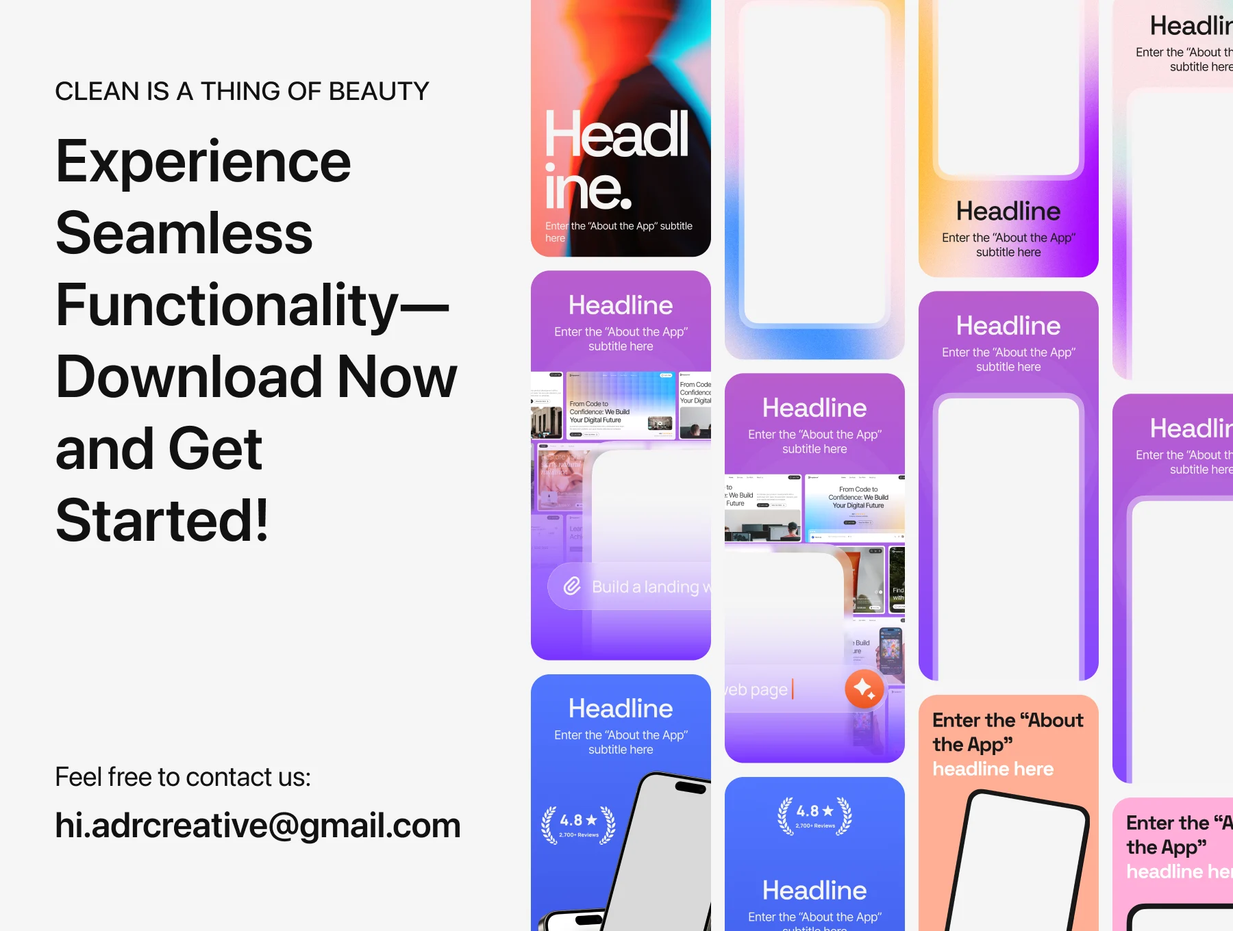 AI & SaaS App Screenshot Kit for App Store & Google Play 4