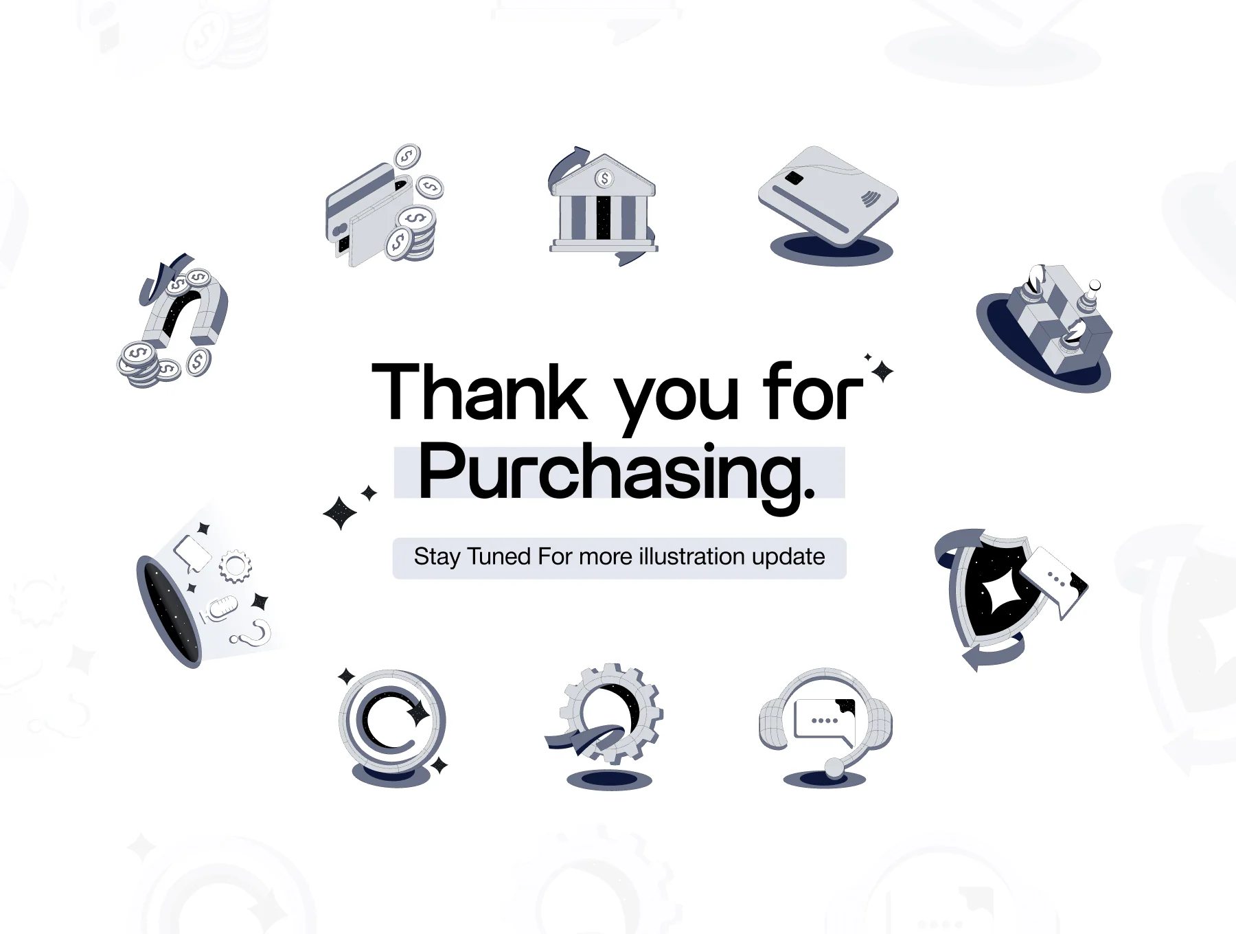 AI Saas, Fintech & Business Mega Illustration Pack 8