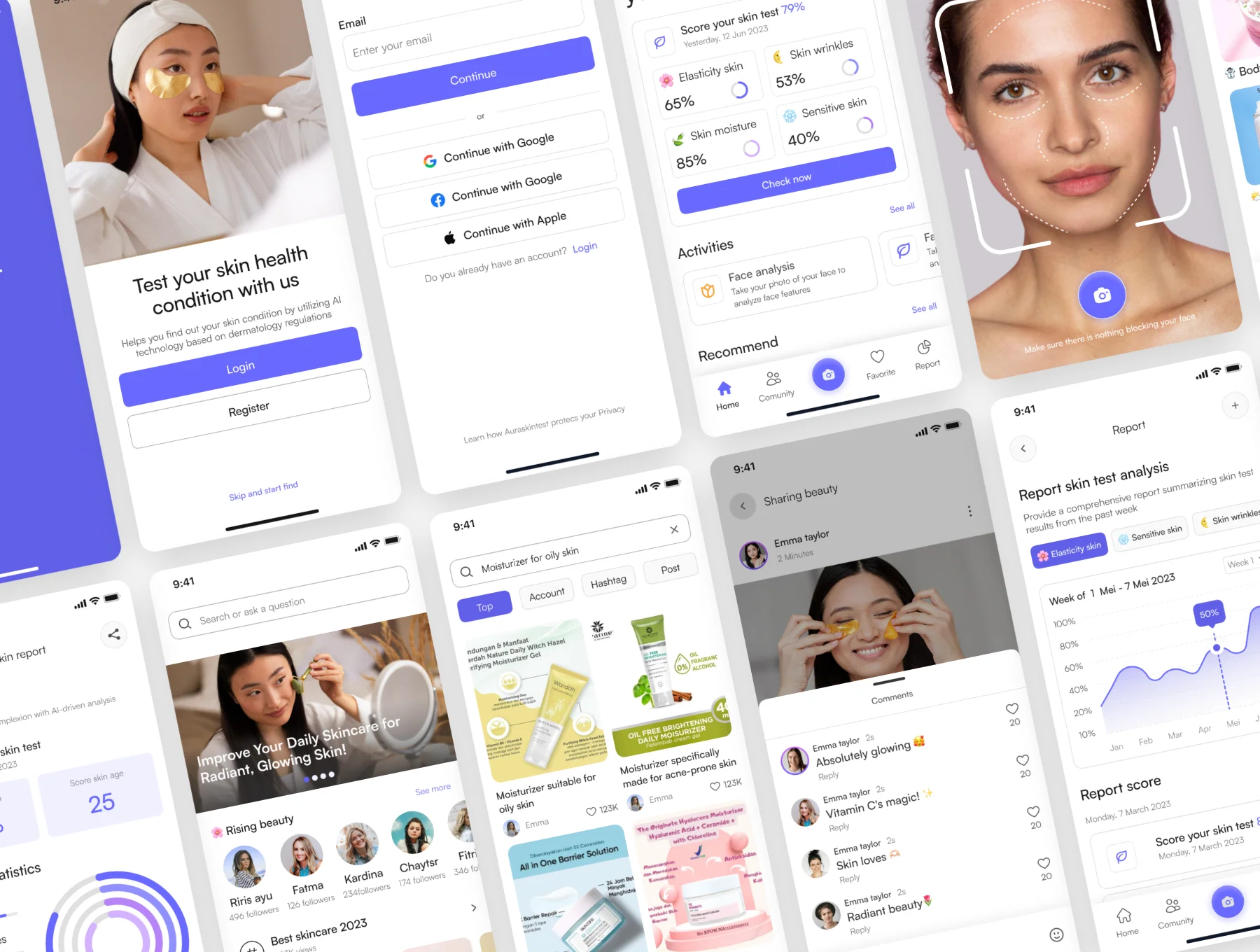 AI Skintest Mobil App UI Kit 7