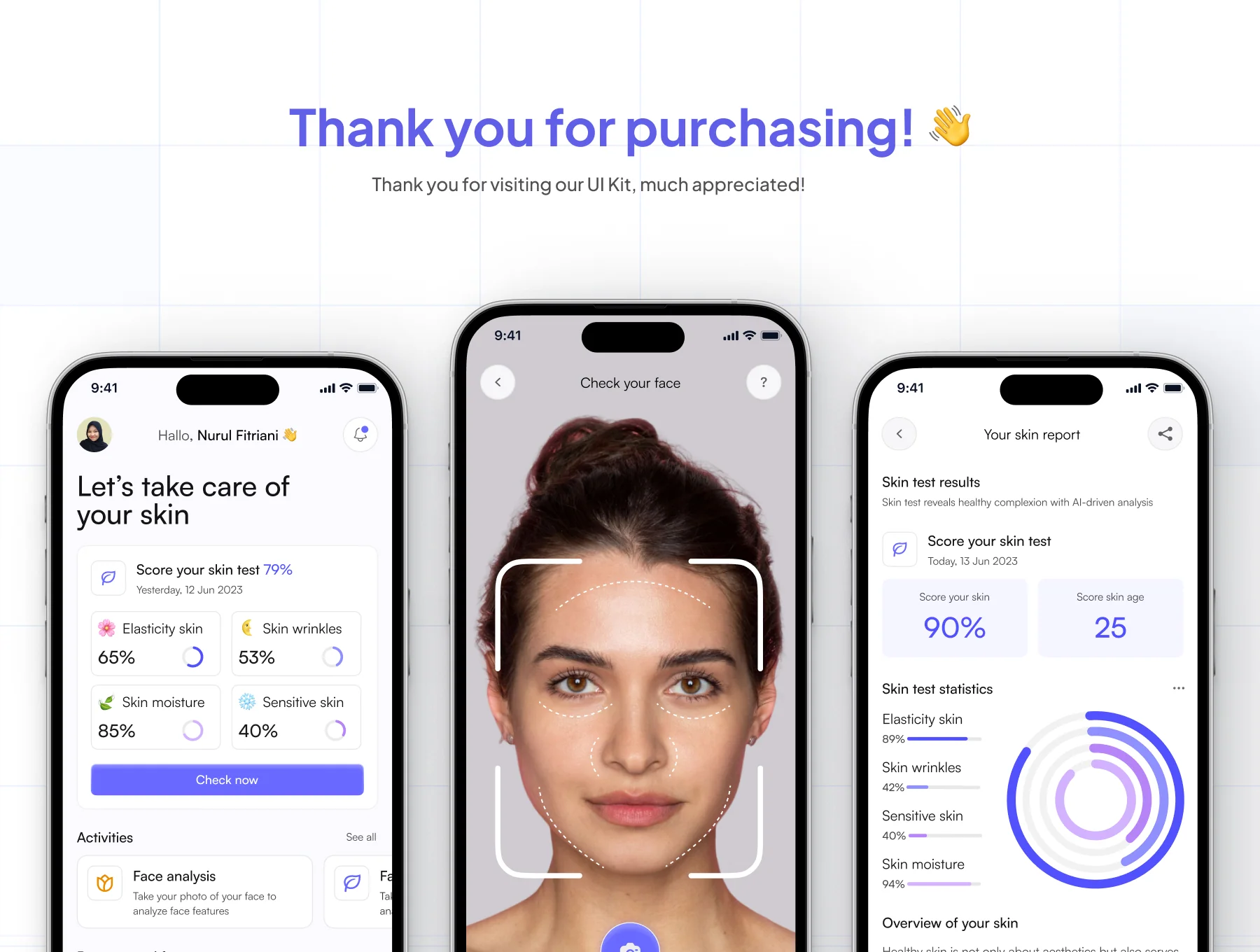 AI Skintest Mobil App UI Kit 8
