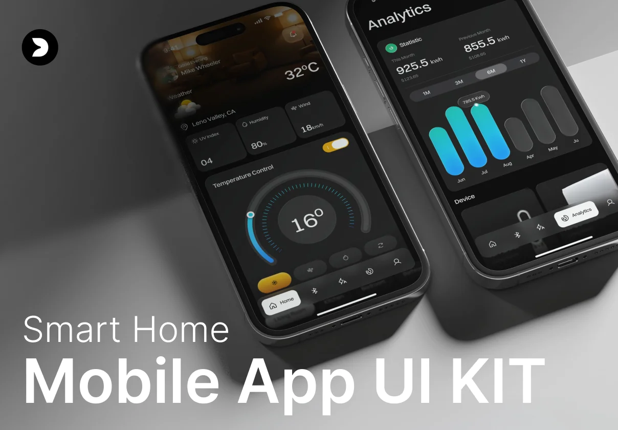 AI Smart Home Mobile UI Kit