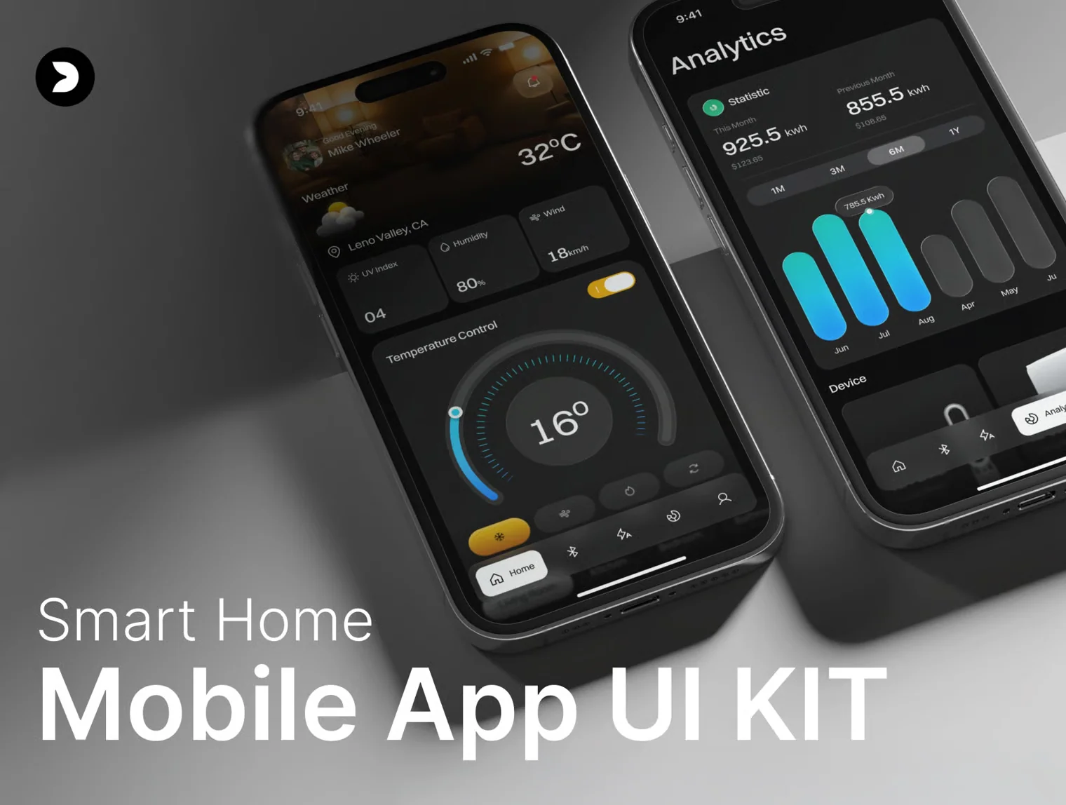 AI Smart Home Mobile UI Kit
