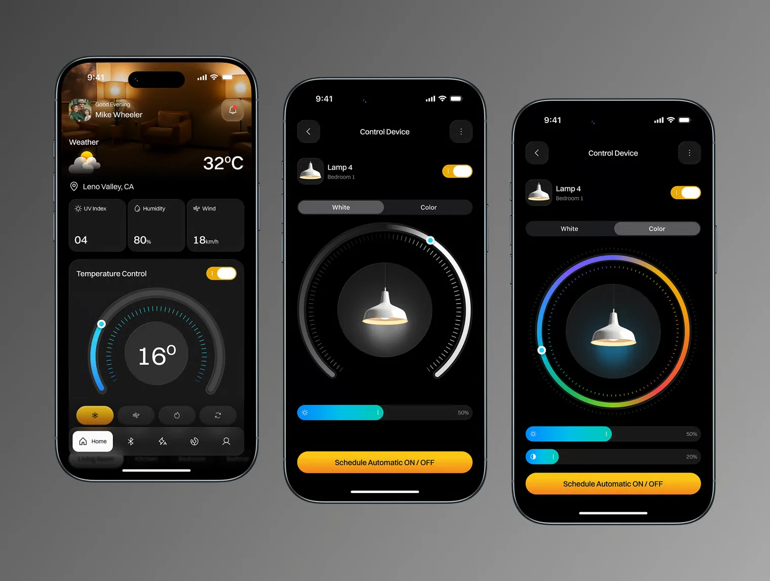 AI Smart Home Mobile UI Kit 2